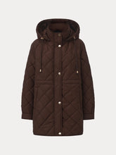 Premium Mid-length Diamond Quilted Drawstring