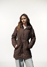 Women's Reversible Quilted Water - Repellent Jacket