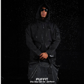 All-Weather Men's Raincoat with Multi-Pocket Design