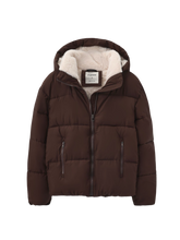 WarmCore Premium Short Puffer Jackets with Removable Hood