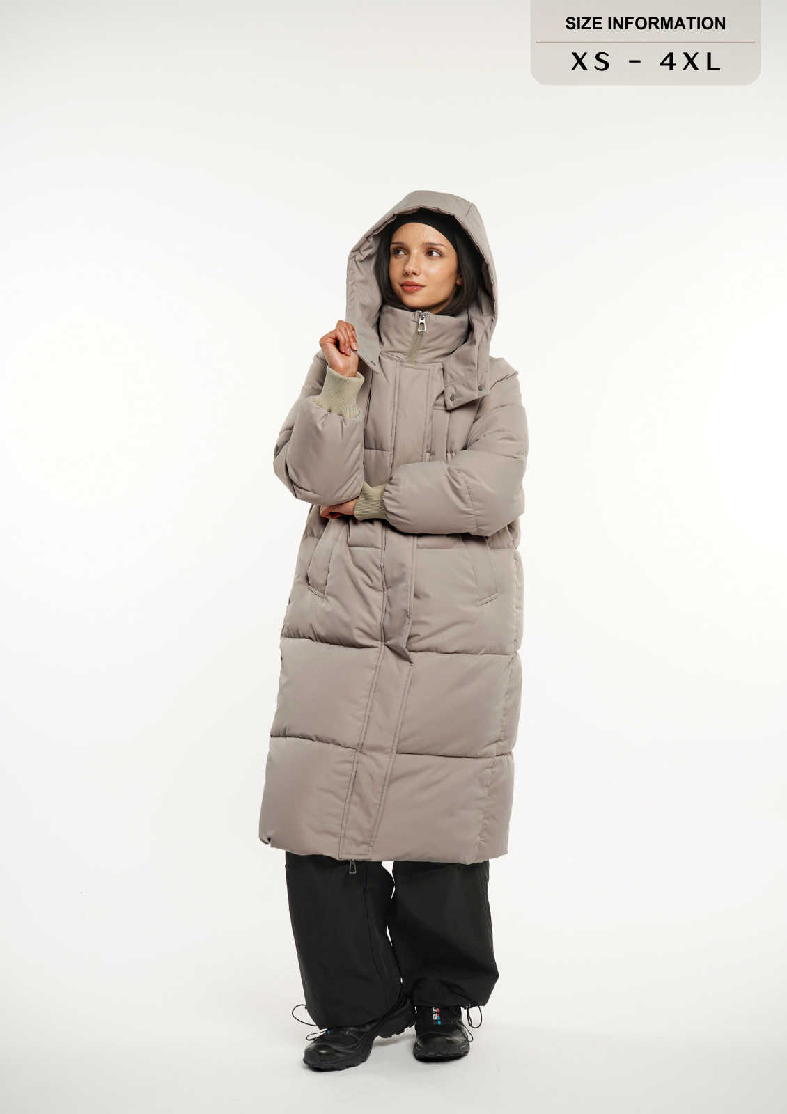 Winter Saver Hooded Long Puffer Jacket PUFFIT