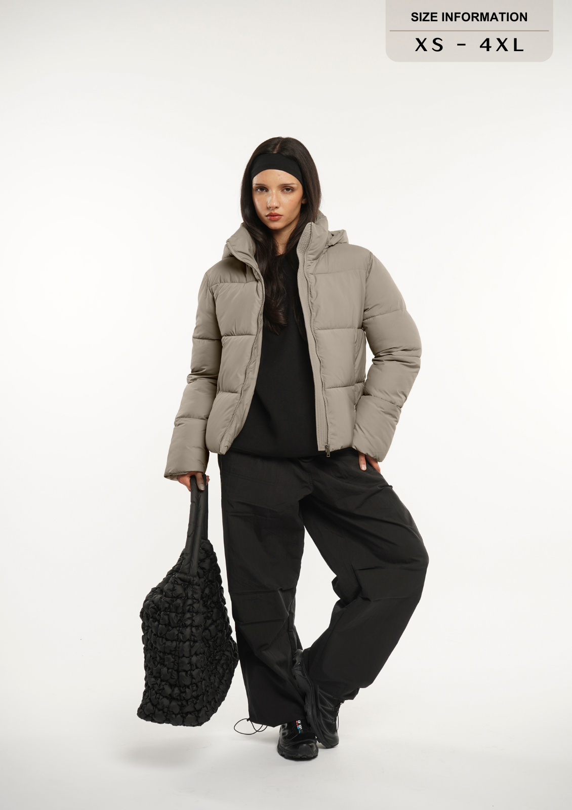 Detachable Hood Puffer Jacket