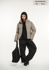 Detachable Hood Puffer Jacket