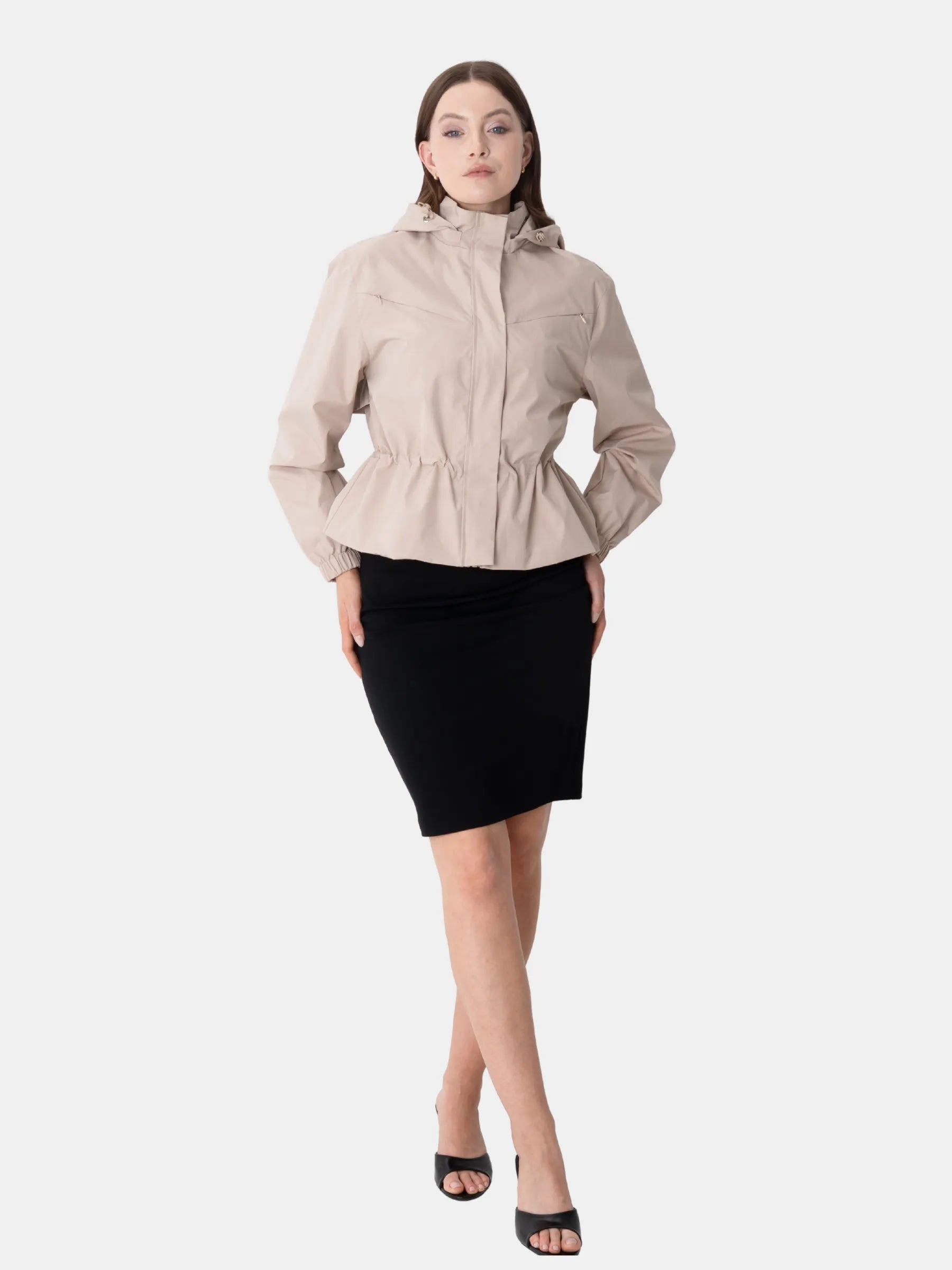STM-TEX™ Summer Short Drawstring Waist Rain Jacket