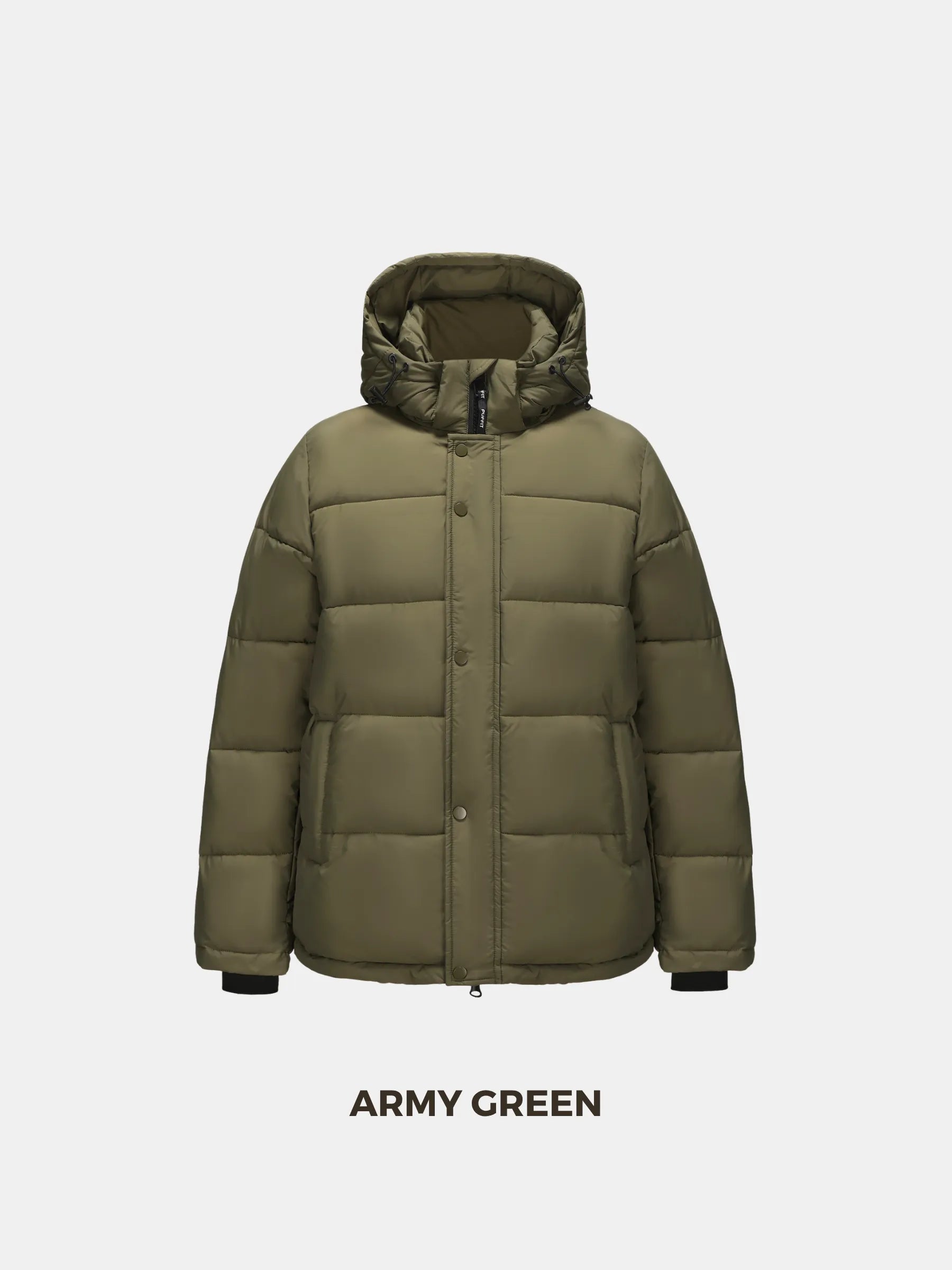 WarmCore™ Men's Detachable-Hooded Puffer Jacket