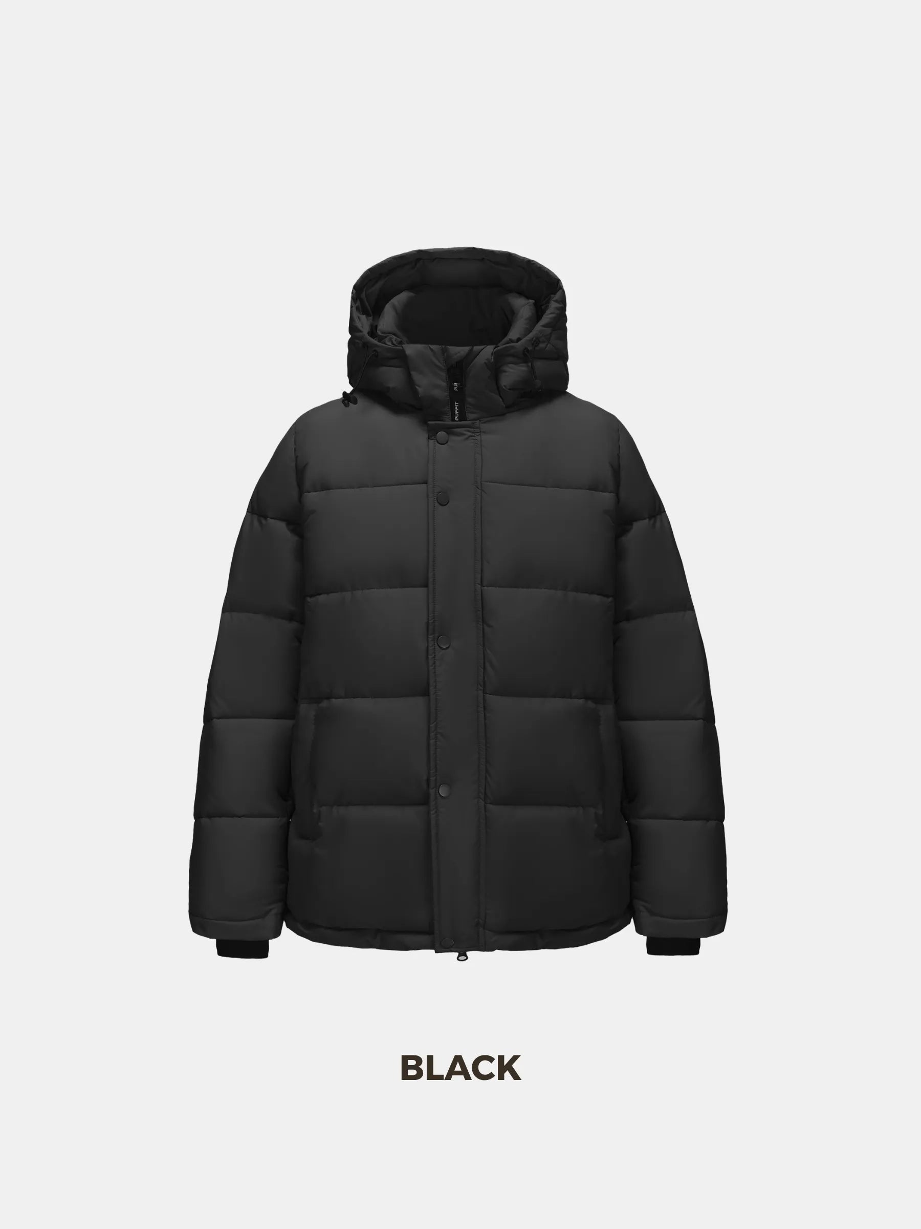 WarmCore™ Men's Detachable-Hooded Puffer Jacket