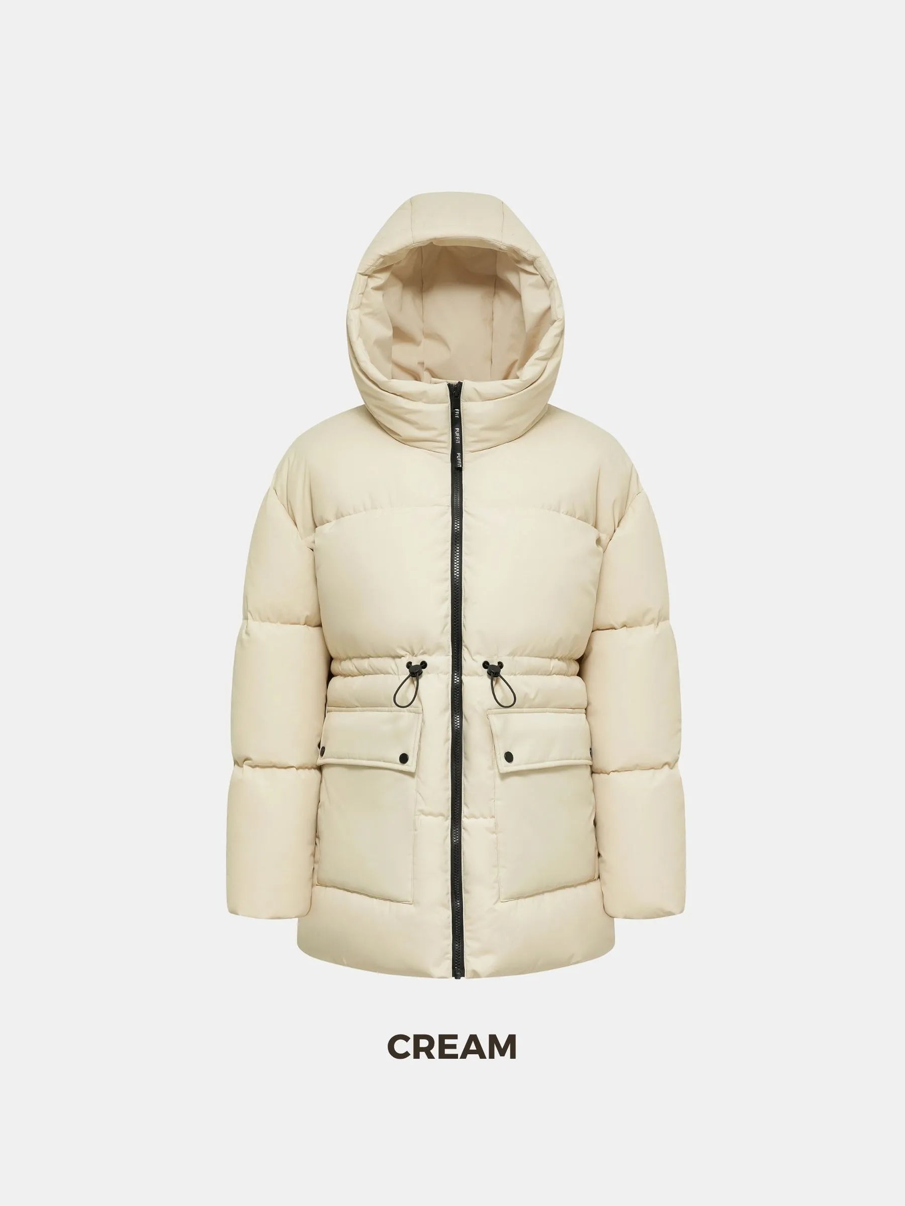 WarmCore™ Classic Cinched Waist Puffer Jacket