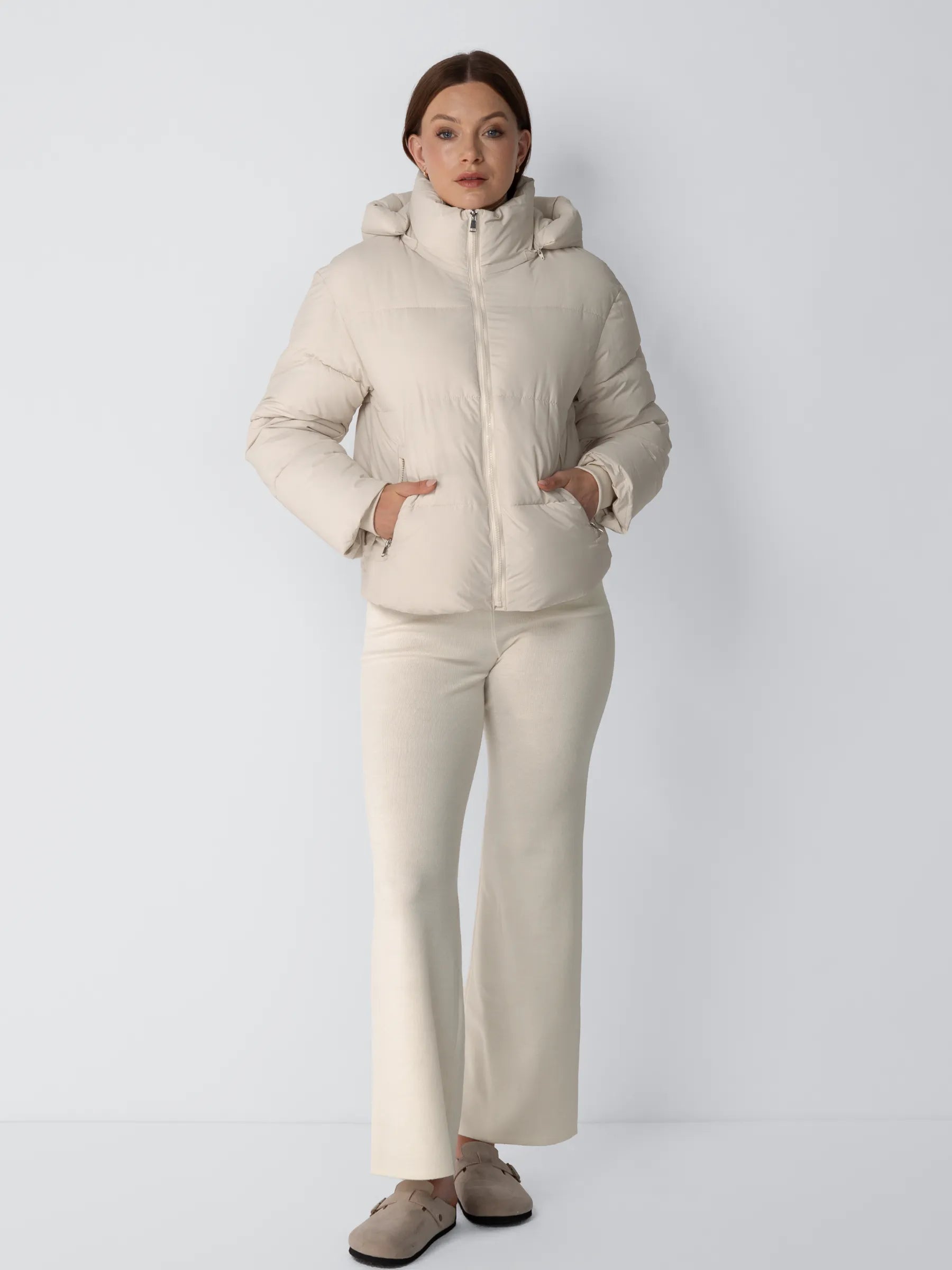 WarmCore™ Steppjacke mit abnehmbarer Kapuze