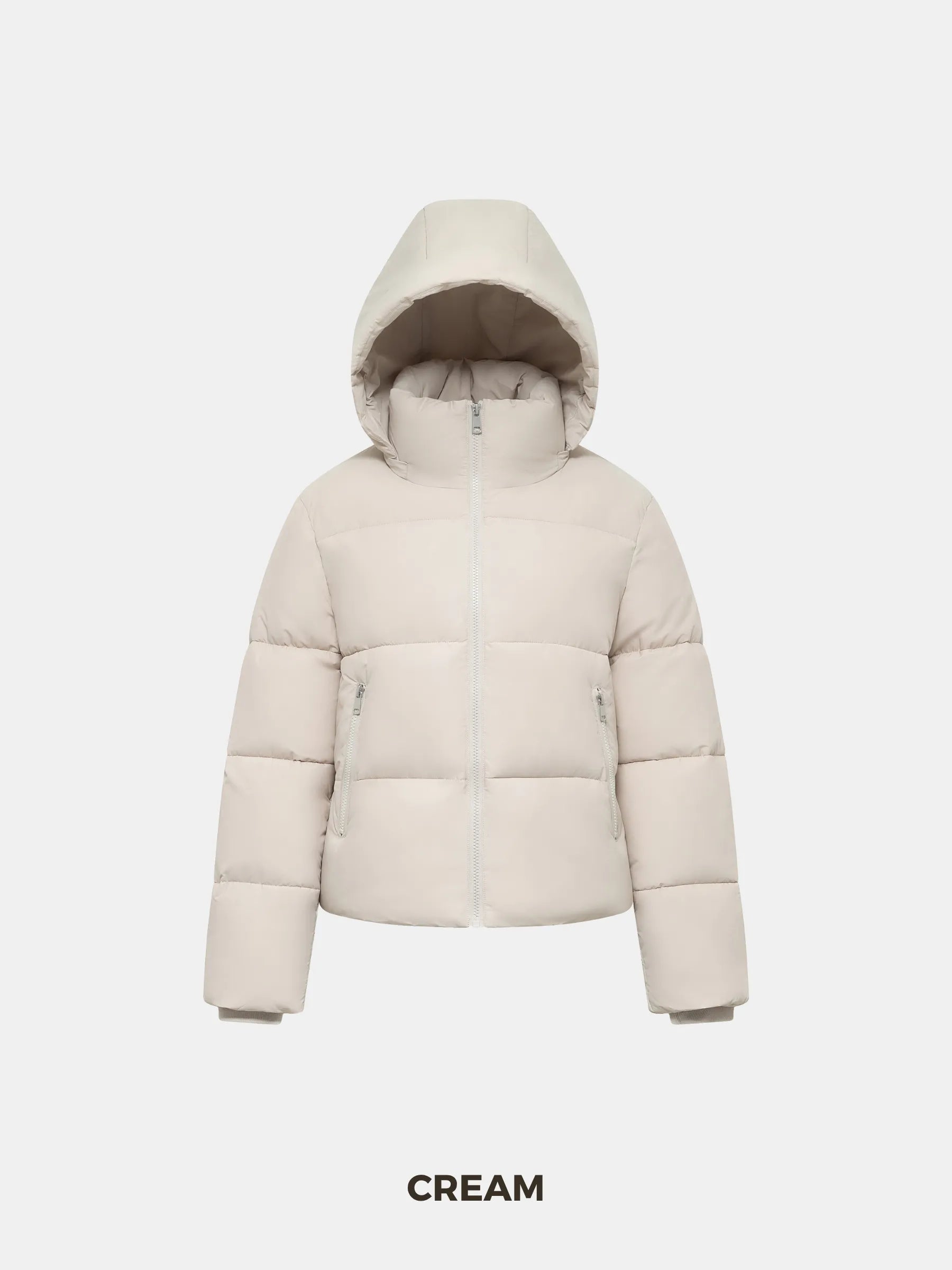 WarmCore™ Classic Short Detachable Hooded Puffer Jacket