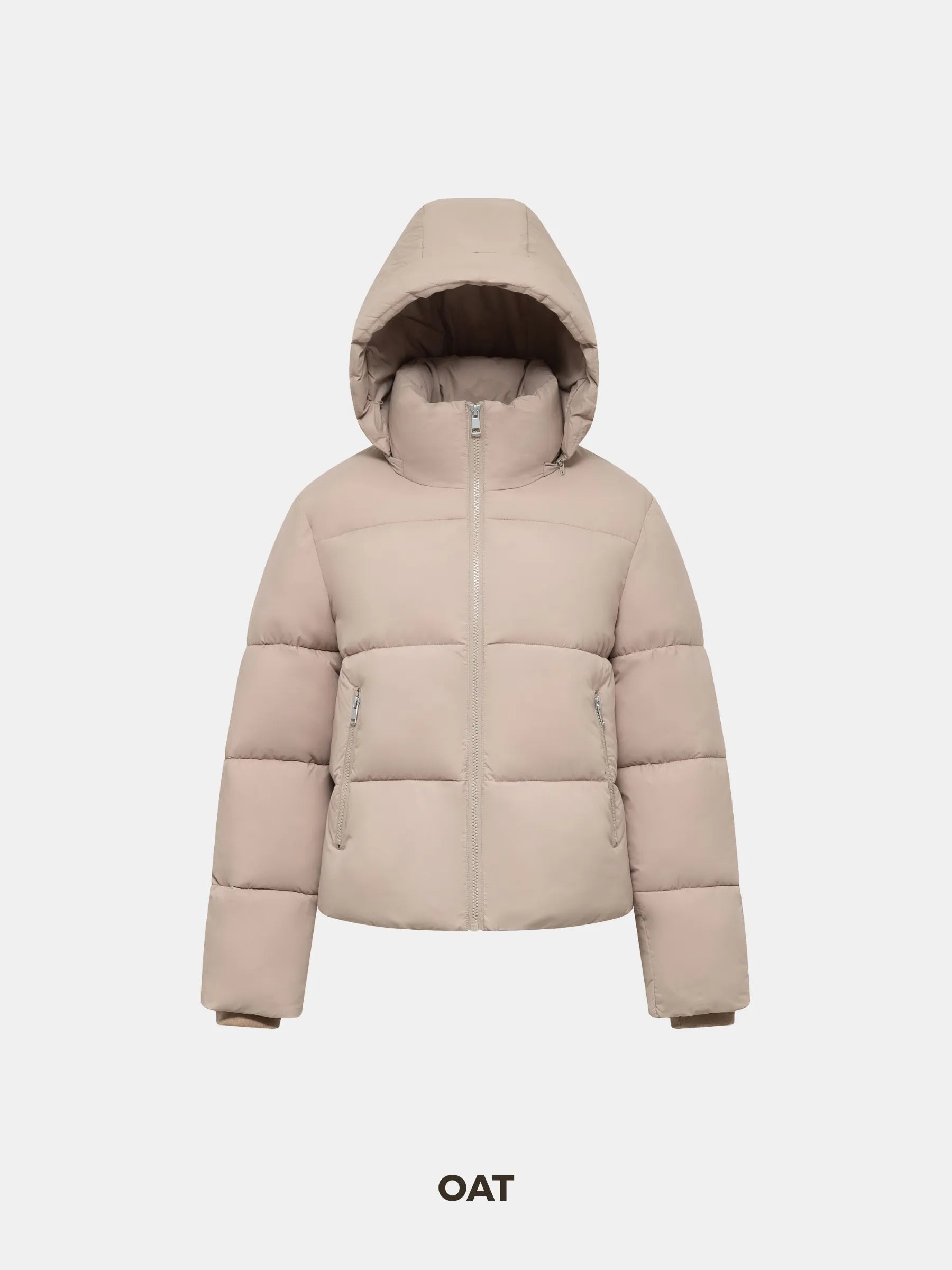WarmCore™ Classic Short Detachable Hooded Puffer Jacket