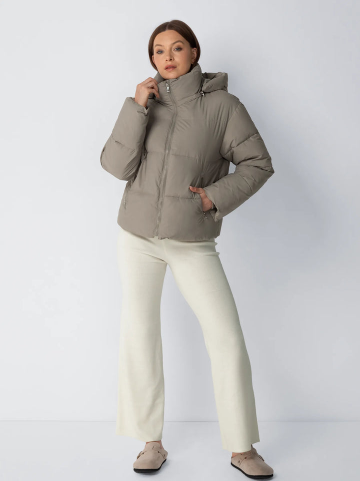 Taupe wearing