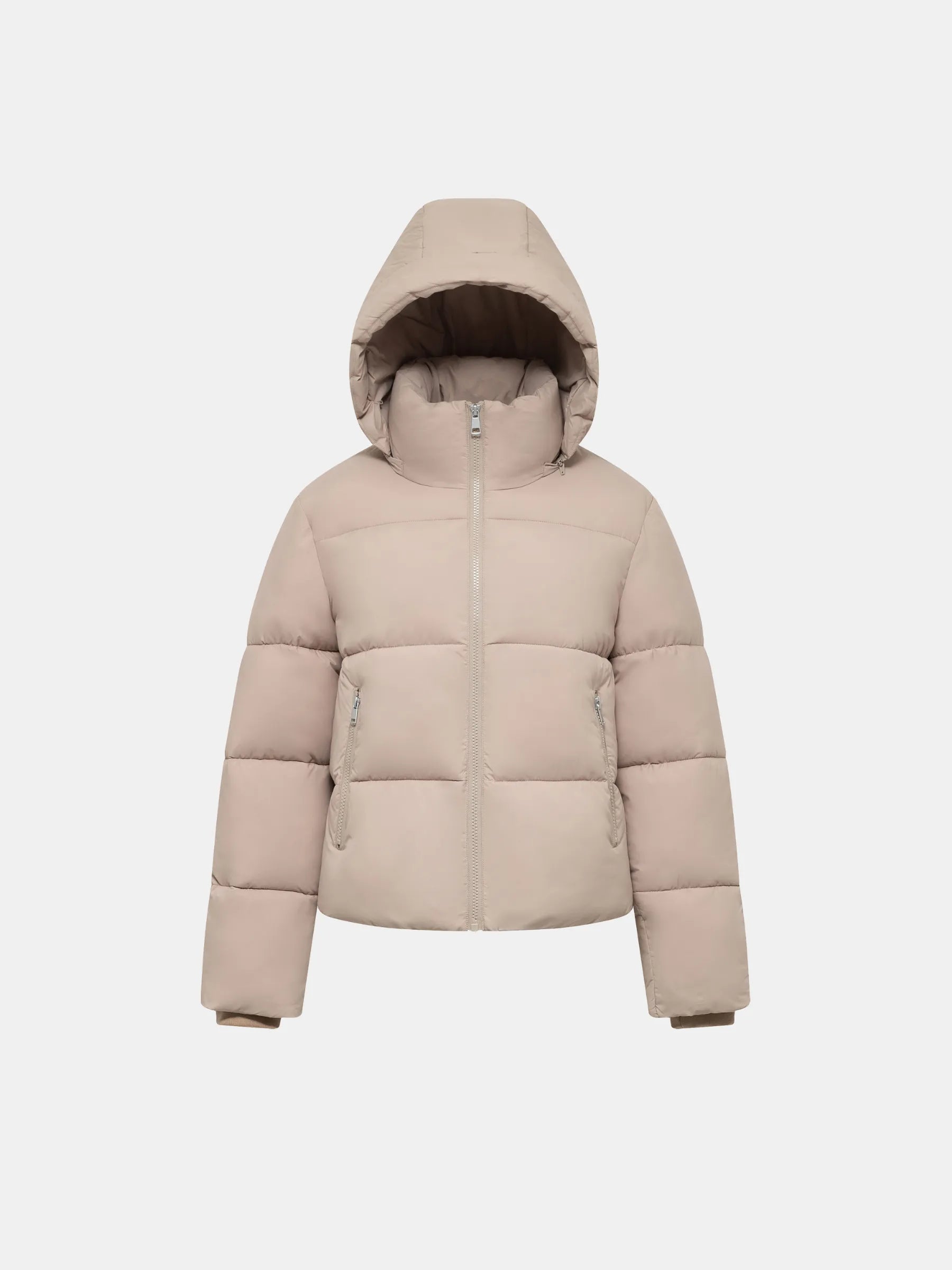 WarmCore™ Classic Short Detachable Hooded Puffer Jacket