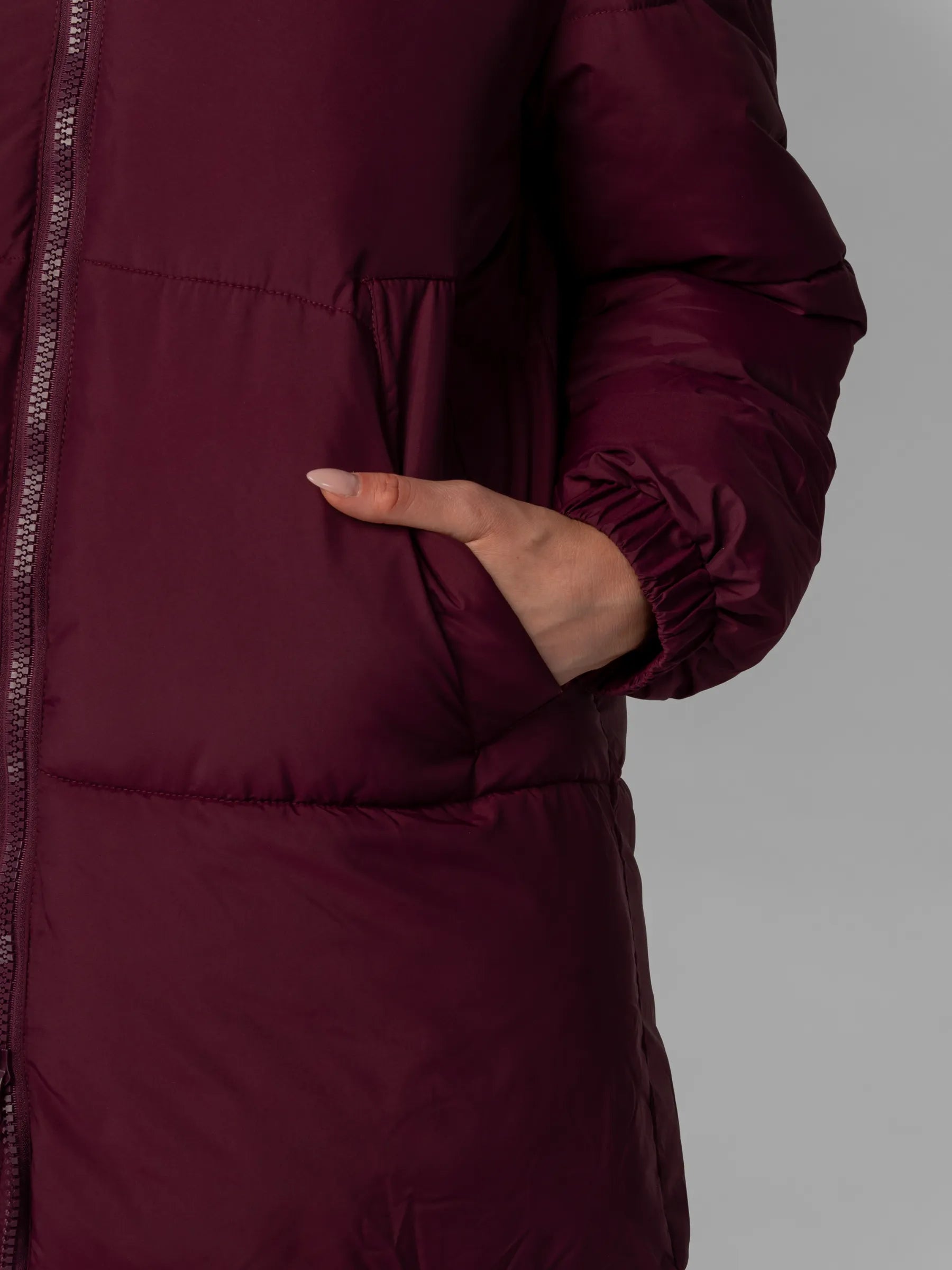 WarmCore™ Faux Fur Collar Long Puffer Jacket