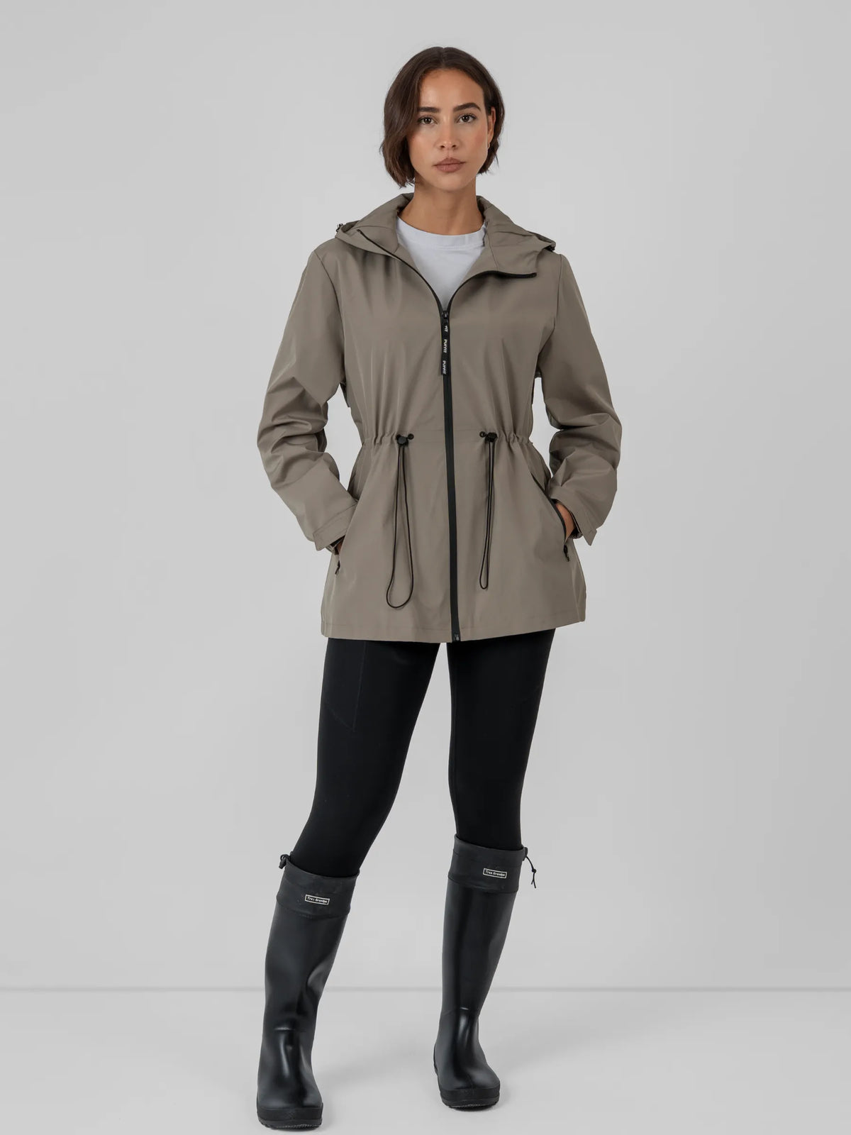 Chaqueta impermeable clásica con cremallera completa STM-TEX™
