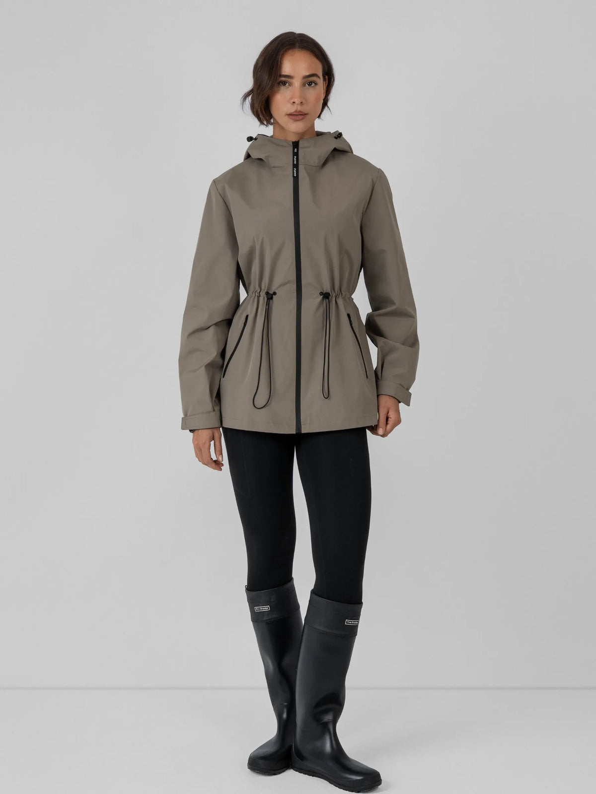 Chaqueta impermeable clásica con cremallera completa STM-TEX™