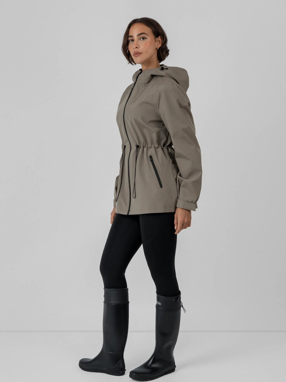 Chaqueta impermeable clásica con cremallera completa STM-TEX™