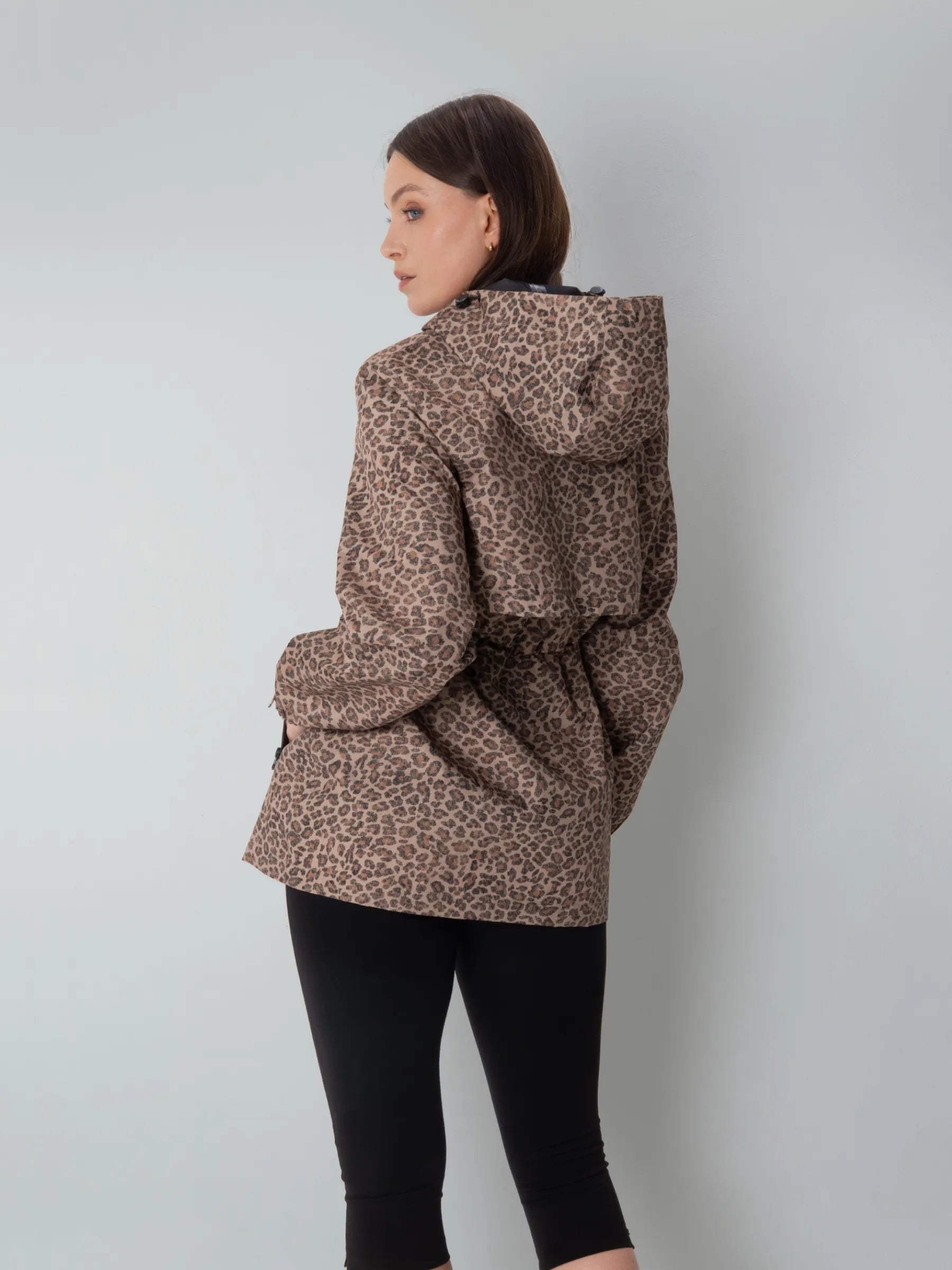 STM-TEX™ Premium Leopard Full Zip Rain Coat