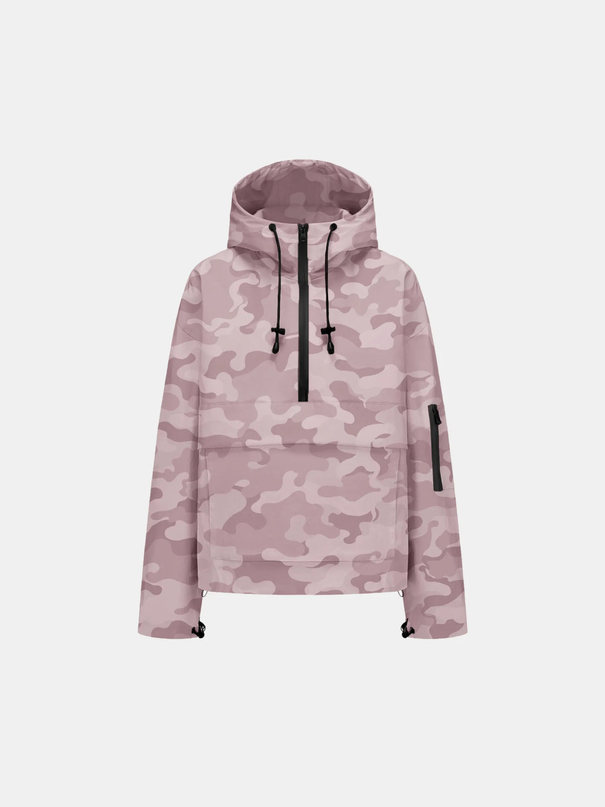STM-TEX™ Pink Camo Classic Relaxed Fit Rain Hoodie