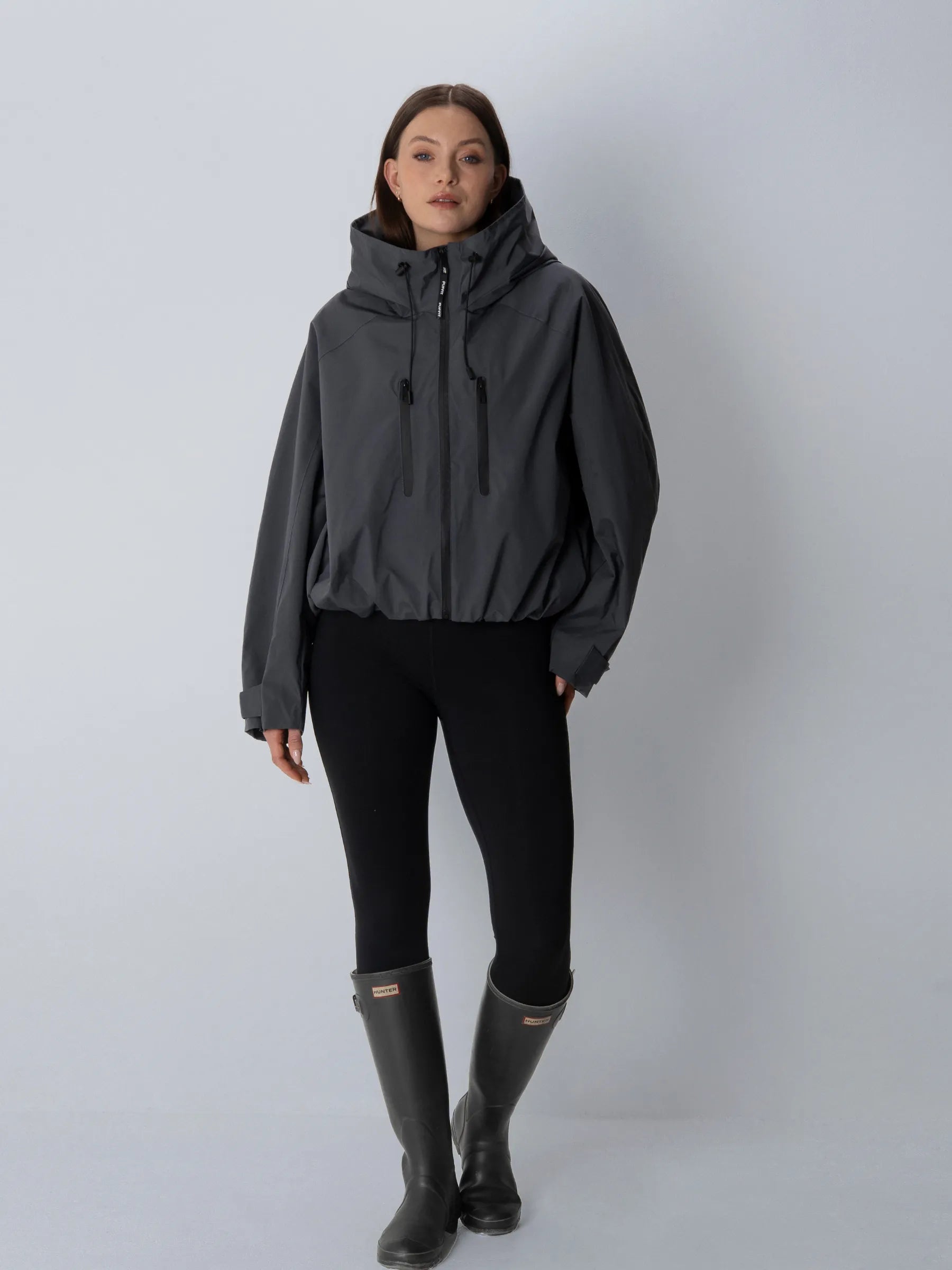 STM-TEX™ Kurze Oversize-Regenjacke in Einheitsgröße