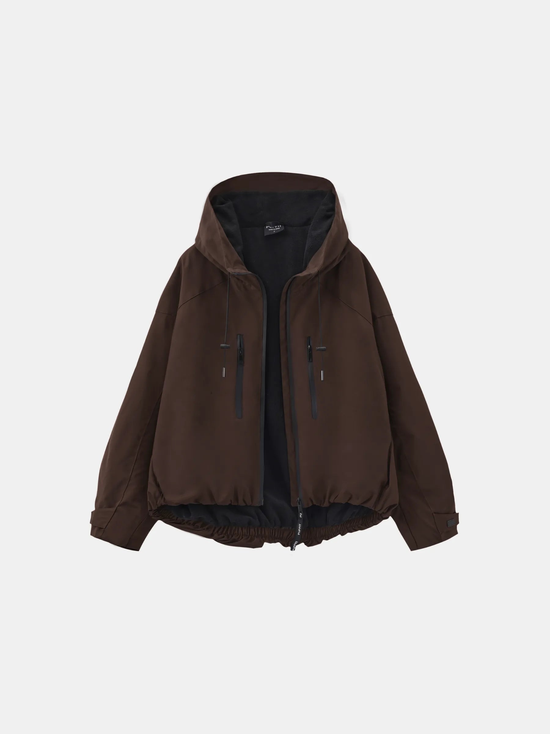 STM-TEX™ One Size Short Oversized Fleece Lined Rain Jacket