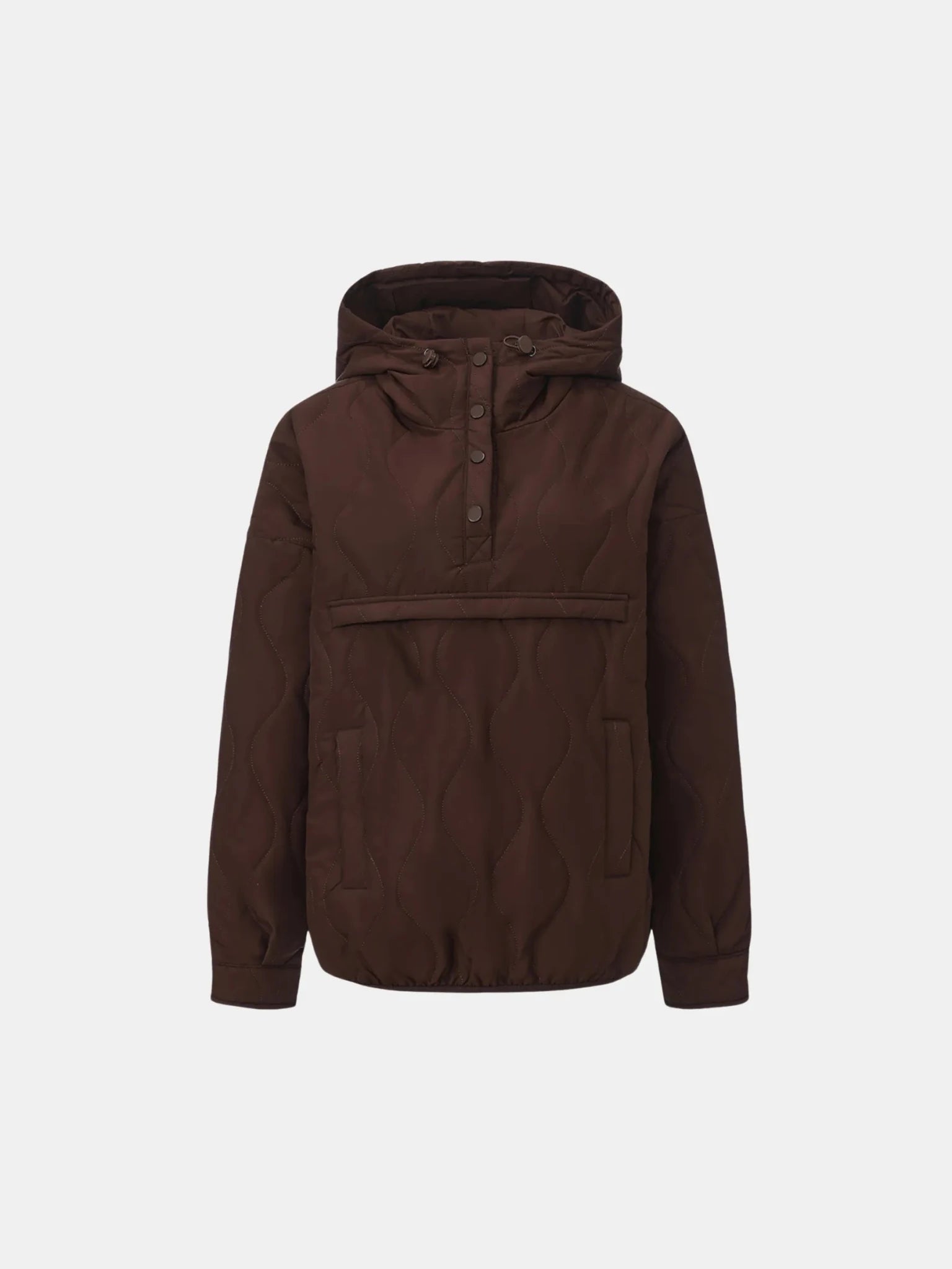 WarmCore™ Kangaroo Pocket Packable Quilted Puffer Hoodie