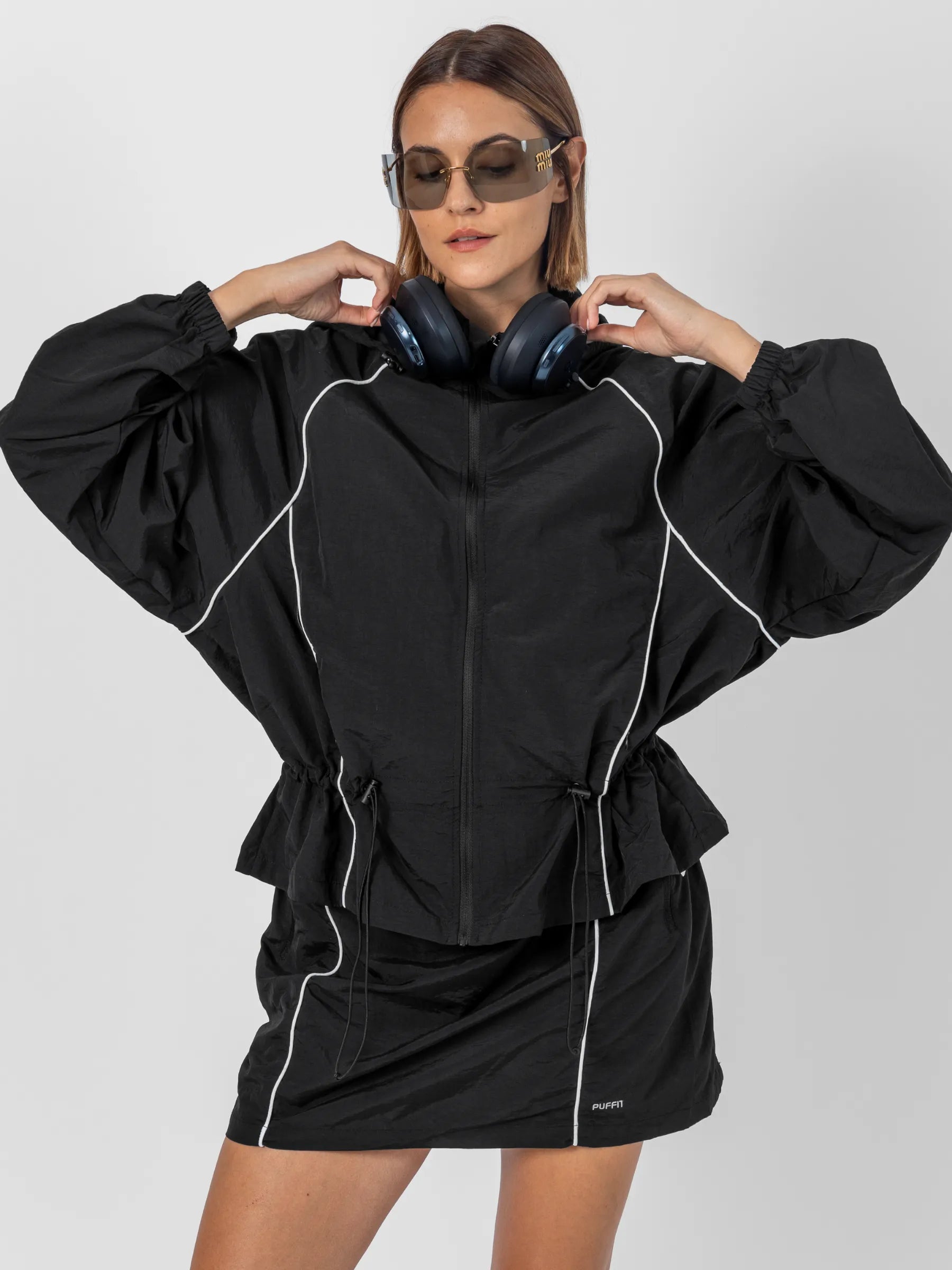 FlowCore™ Water Repellent Full-Zip Hooded Track Jacket