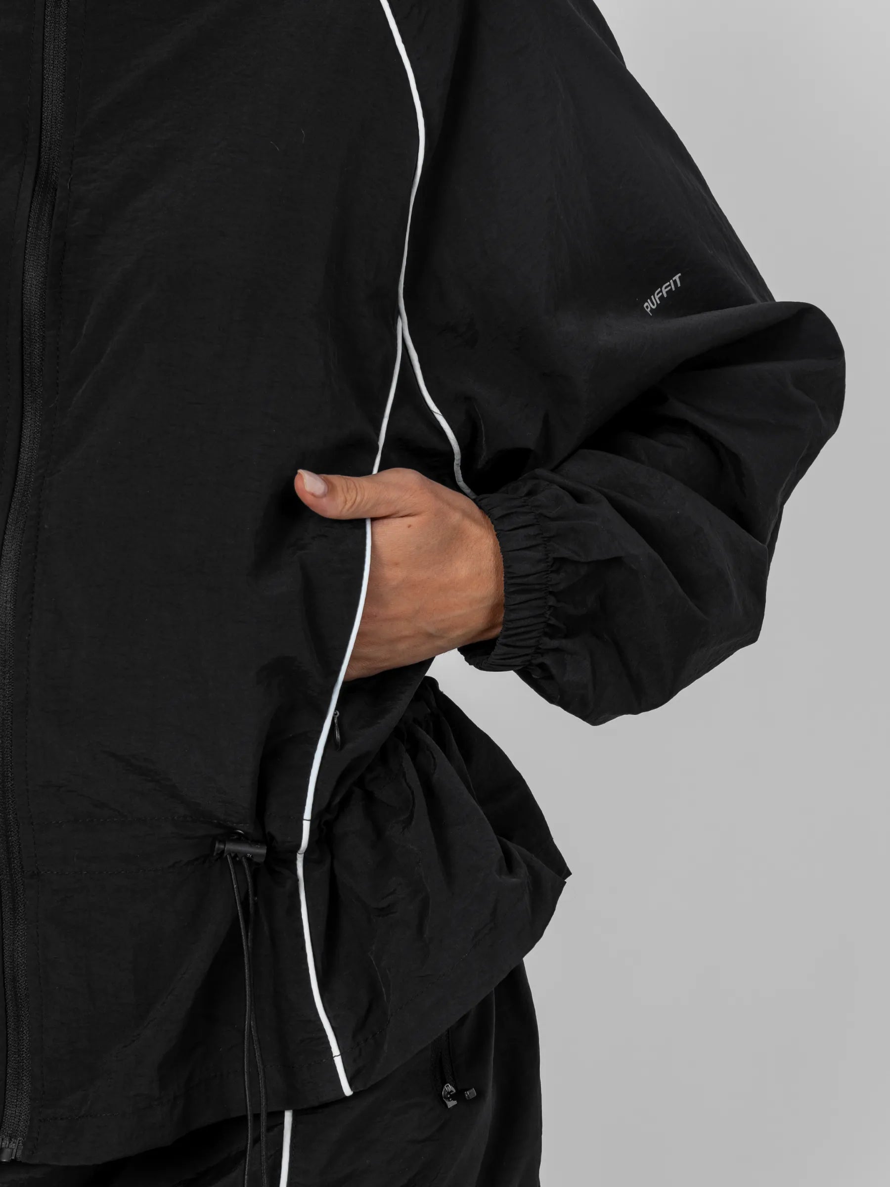 FlowCore™ Water Repellent Full-Zip Hooded Track Jacket