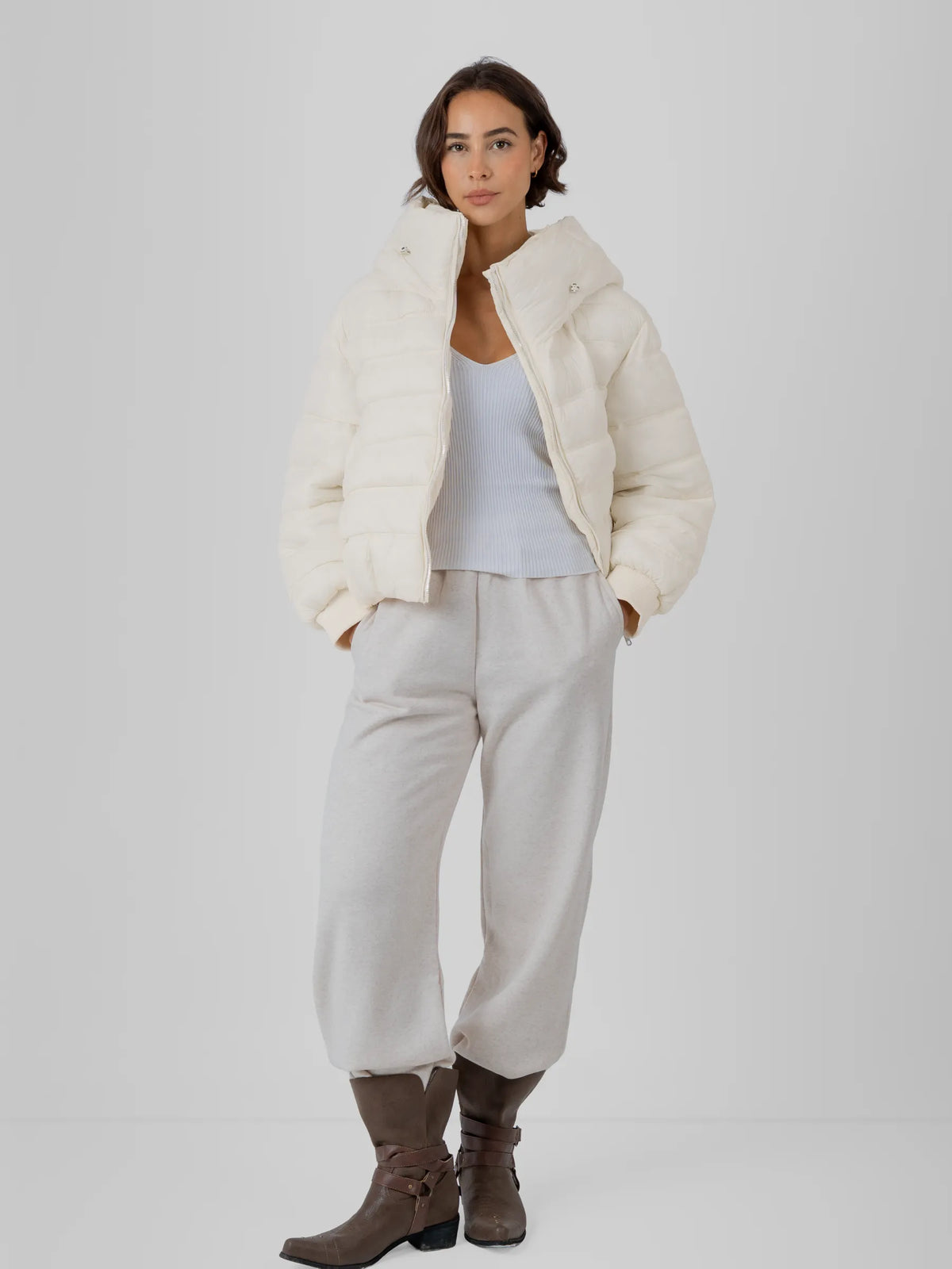 WarmCore™ Oversized Hood Short Puffer Jacket