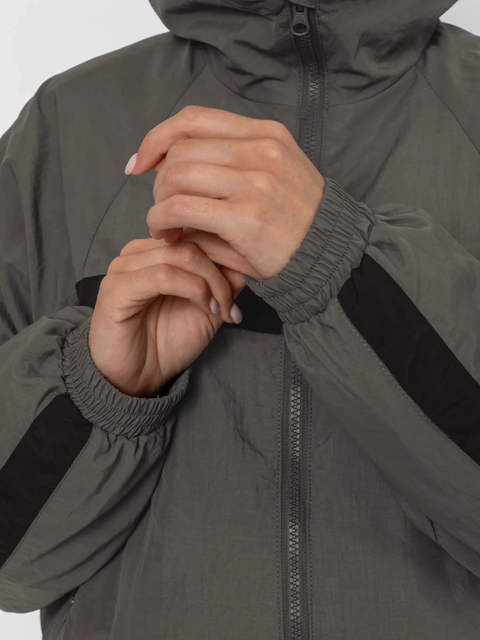 FlowCore™ Water Repellent Oversized Short Track Jacket - PUFFIT