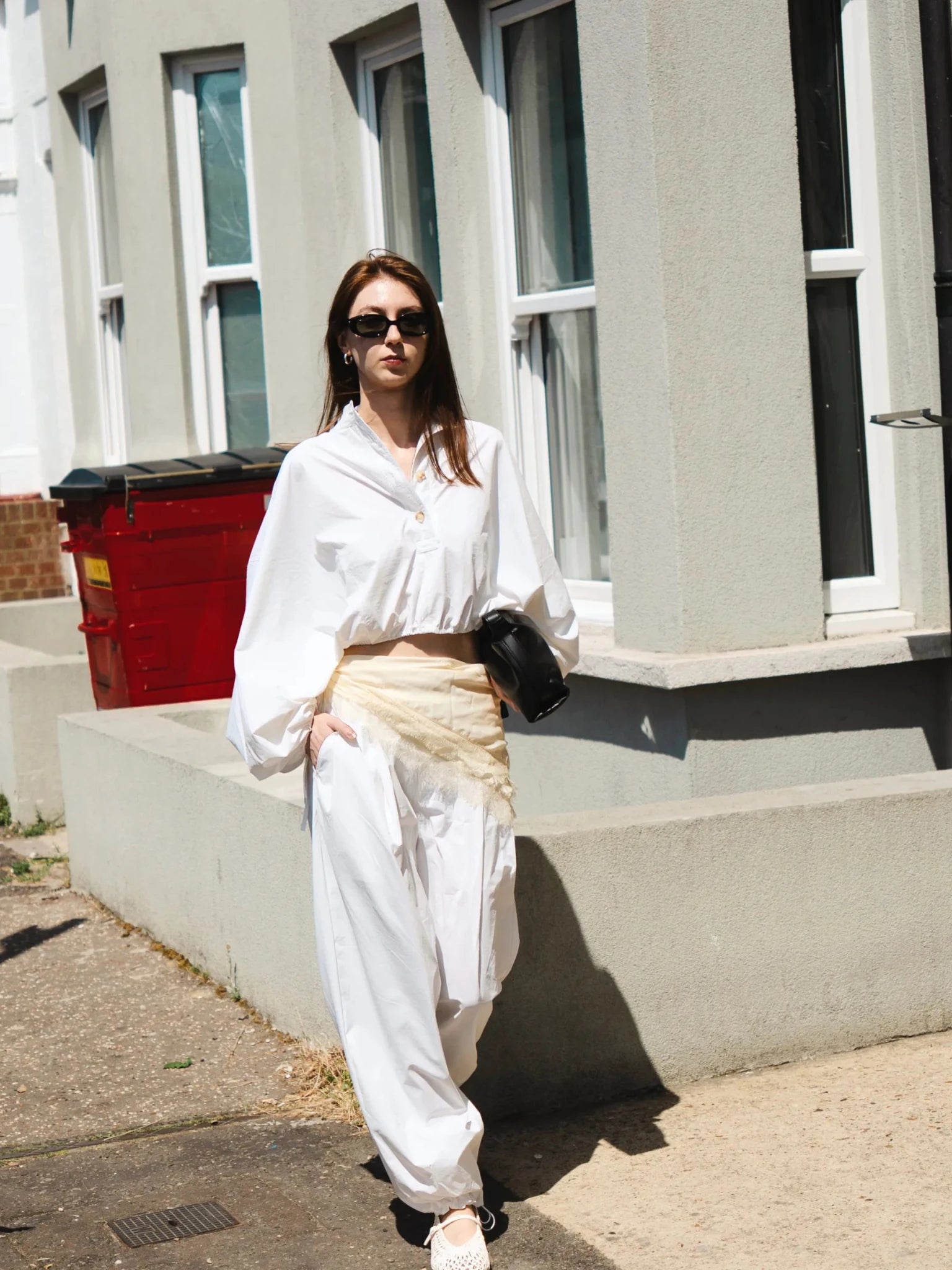 FreshWave™ High Waisted Drawstring Utility Trousers - PUFFIT