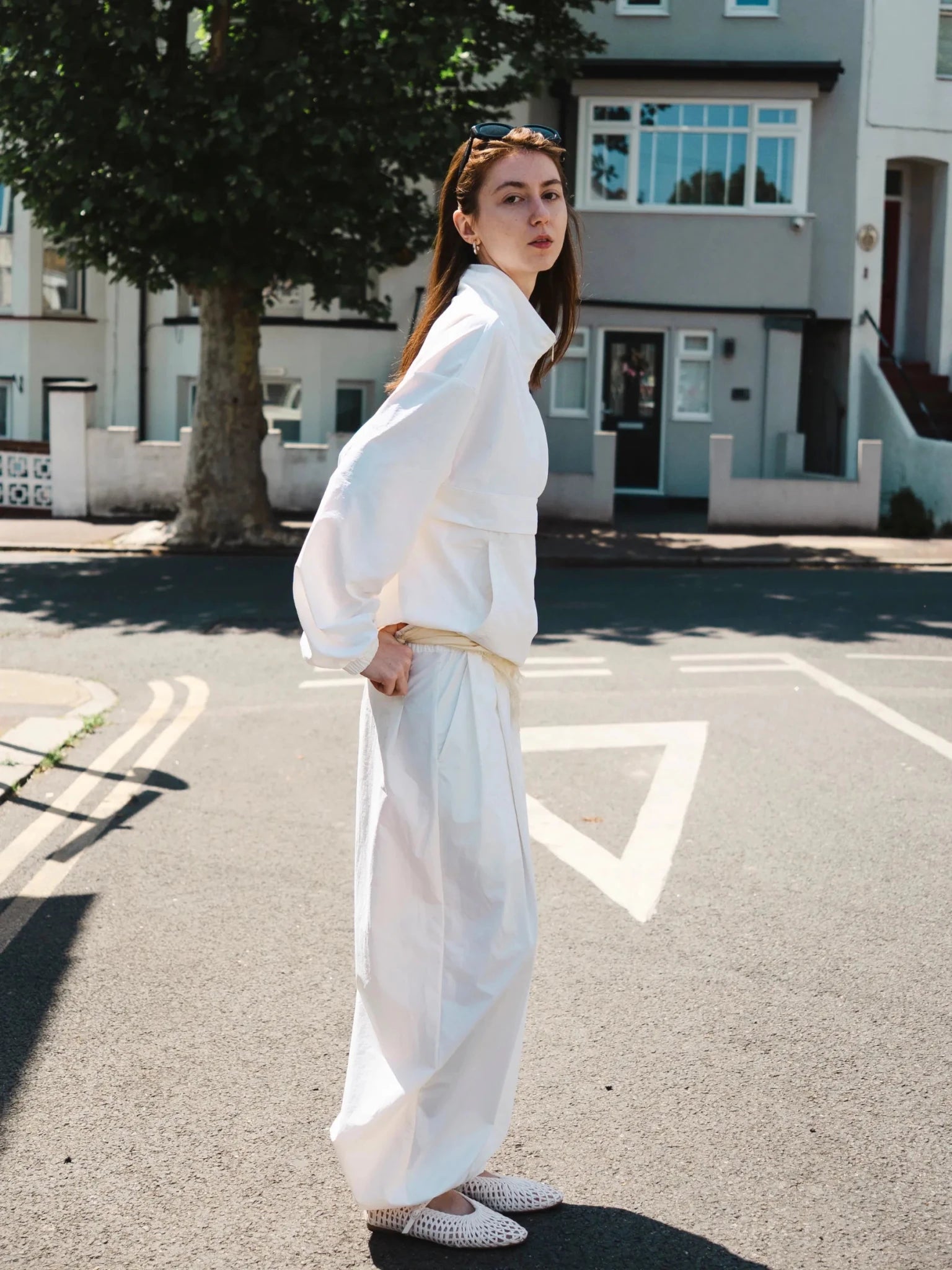 FreshWave™ High Waisted Drawstring Utility Trousers - PUFFIT