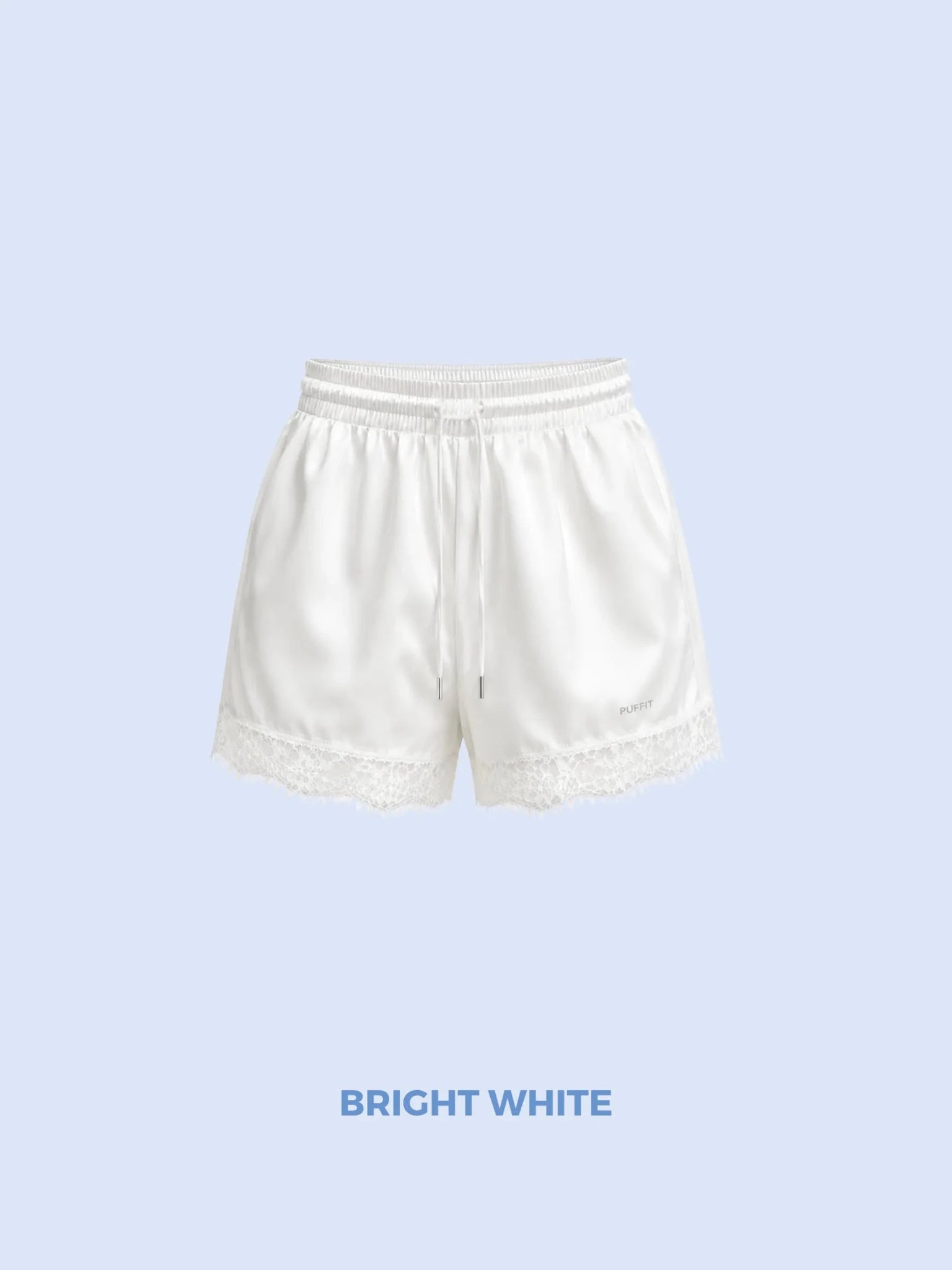 FreshWave™ Odor Control Silky Cool Touch Lace Trim Shorts - PUFFIT