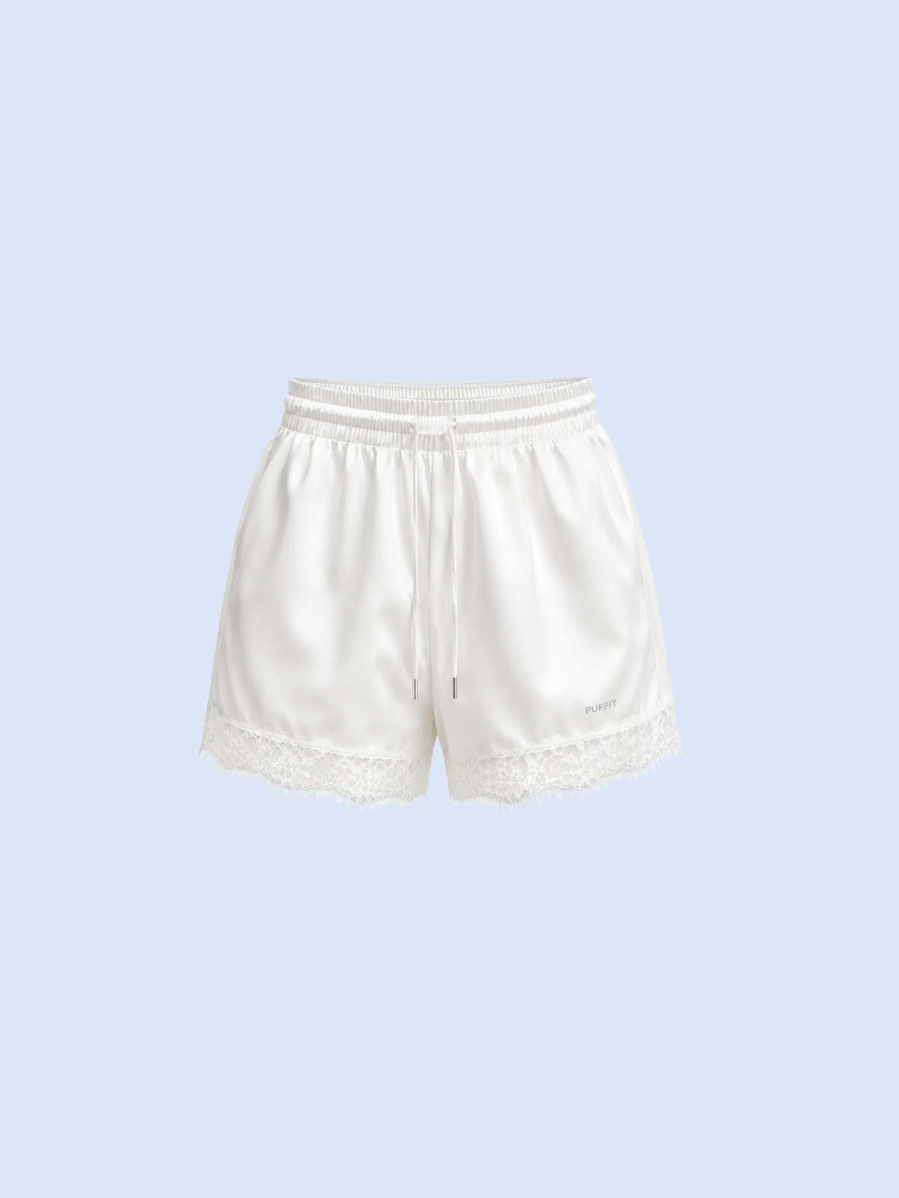 FreshWave™ Odor Control Silky Cool Touch Lace Trim Shorts - PUFFIT