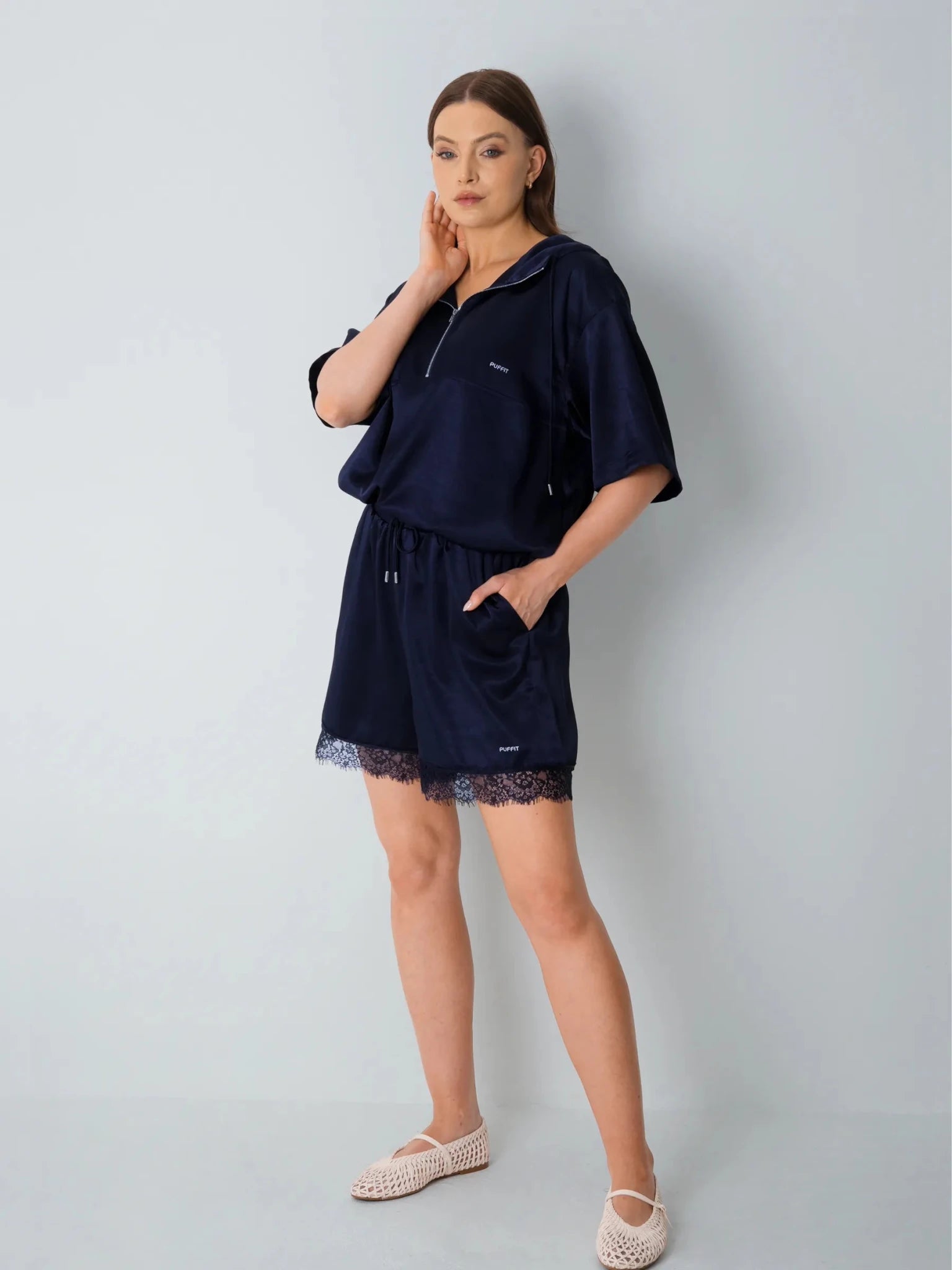 FreshWave™ Odor Control Silky Cool Touch Summer Co-Ord Set - PUFFIT