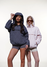 Women's Packable Quilted Water - Repellent Hooded Pullover