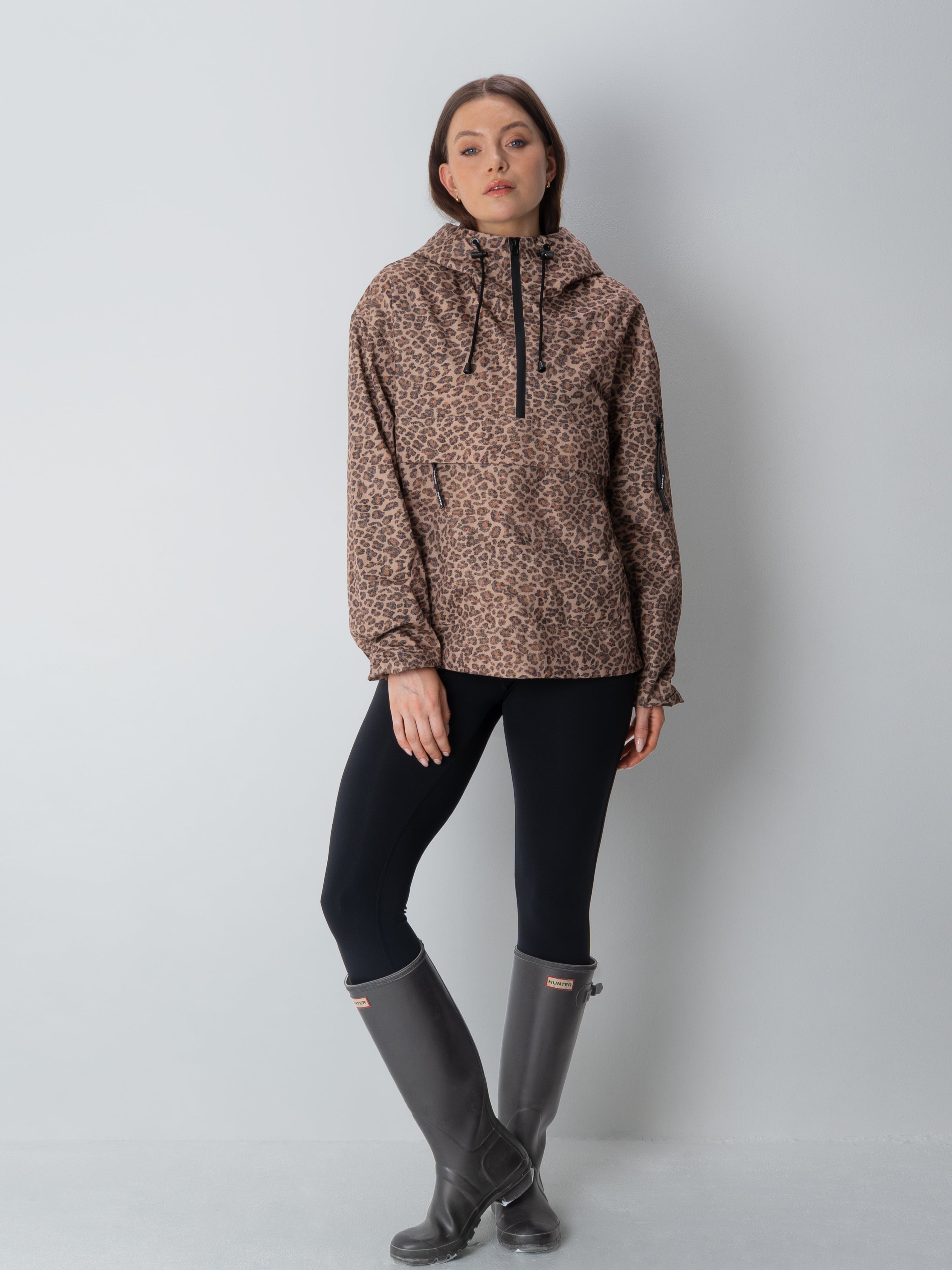 STM-TEX™ Leopard Relaxed Fit Rain Hoodie