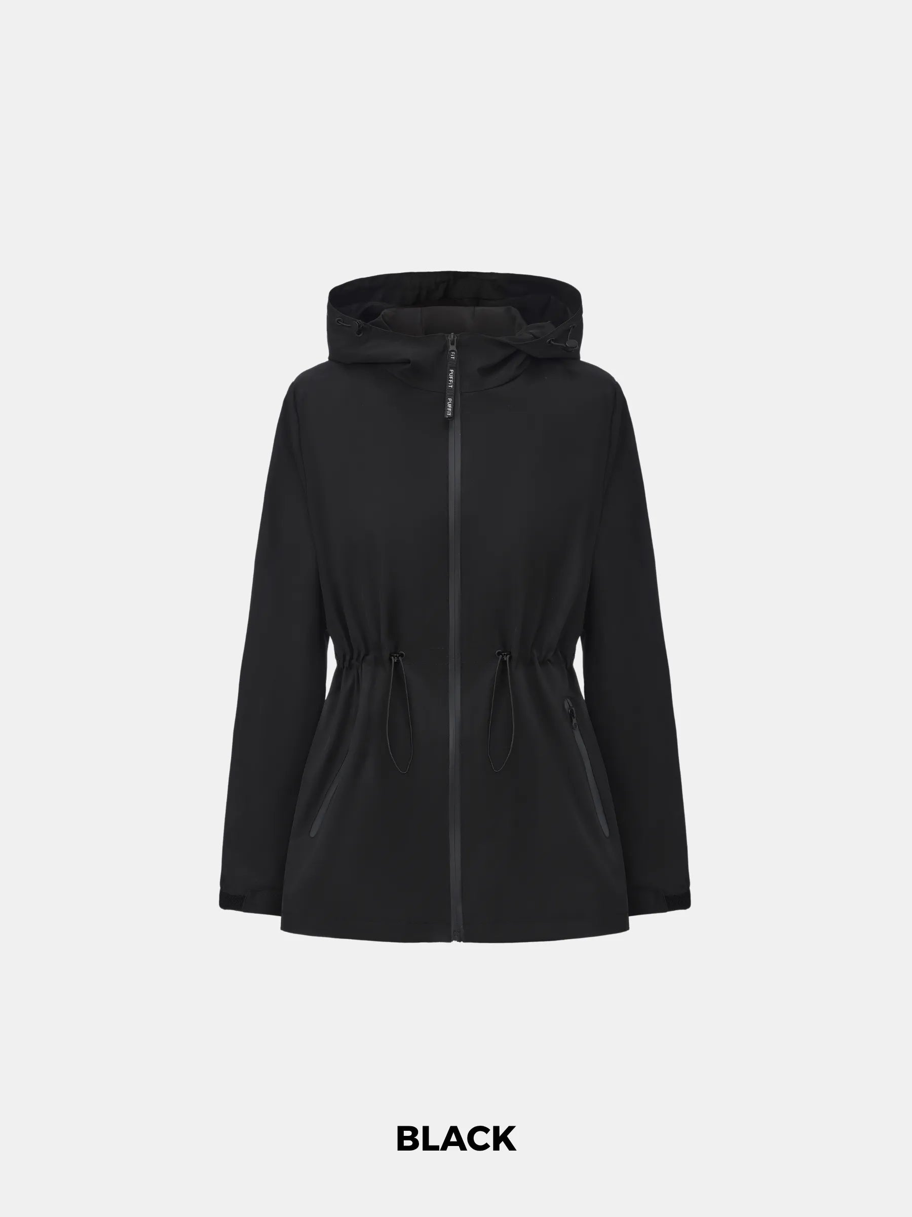 STM-TEX™ Classic Cinched Waist Full Zip Raincoat - PUFFIT