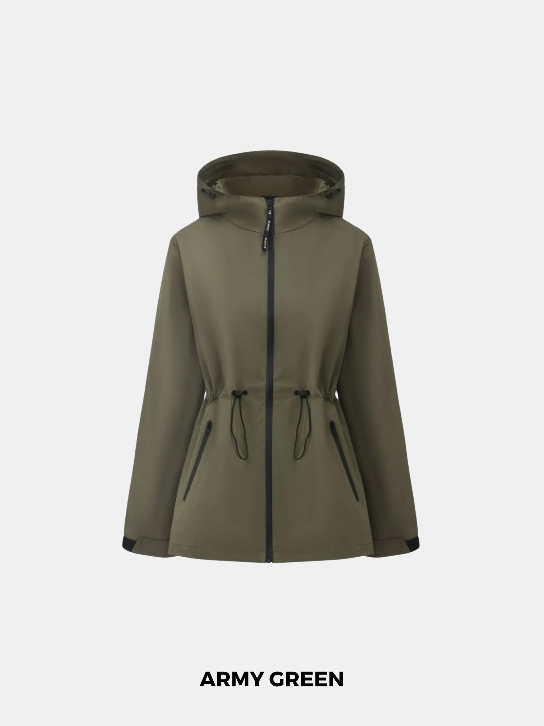 STM-TEX™ Classic Cinched Waist Full Zip Raincoat - PUFFIT