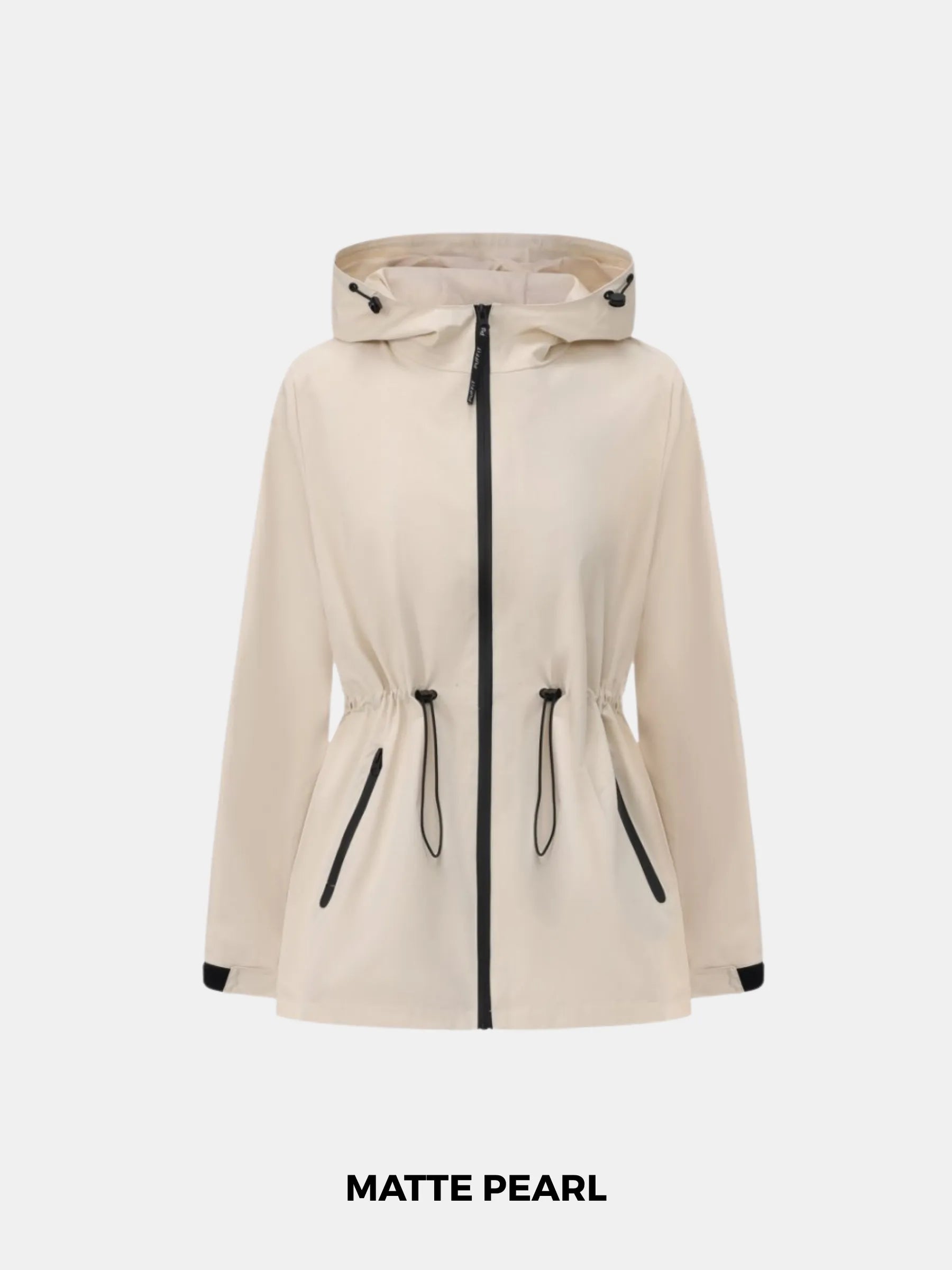 STM-TEX™ Classic Cinched Waist Full Zip Raincoat - PUFFIT