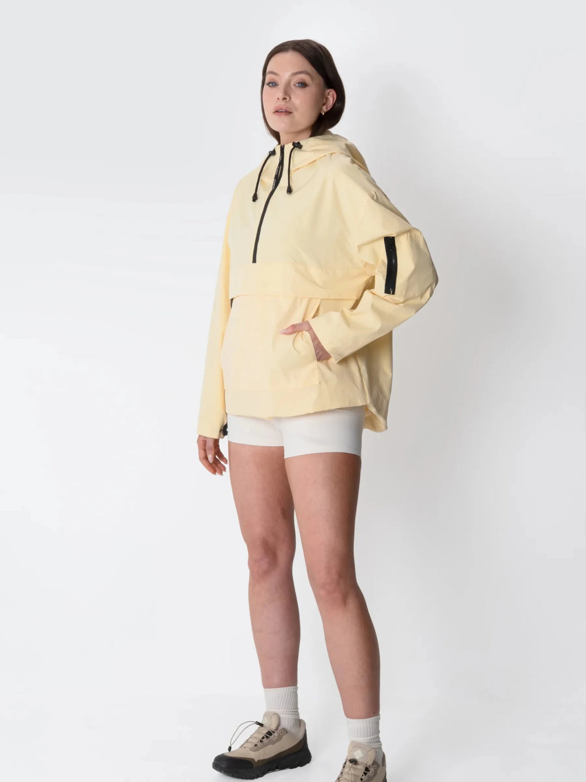 STM-TEX™ Classic Relaxed Fit Rain Hoodie - Butter Cream - PUFFITPK09