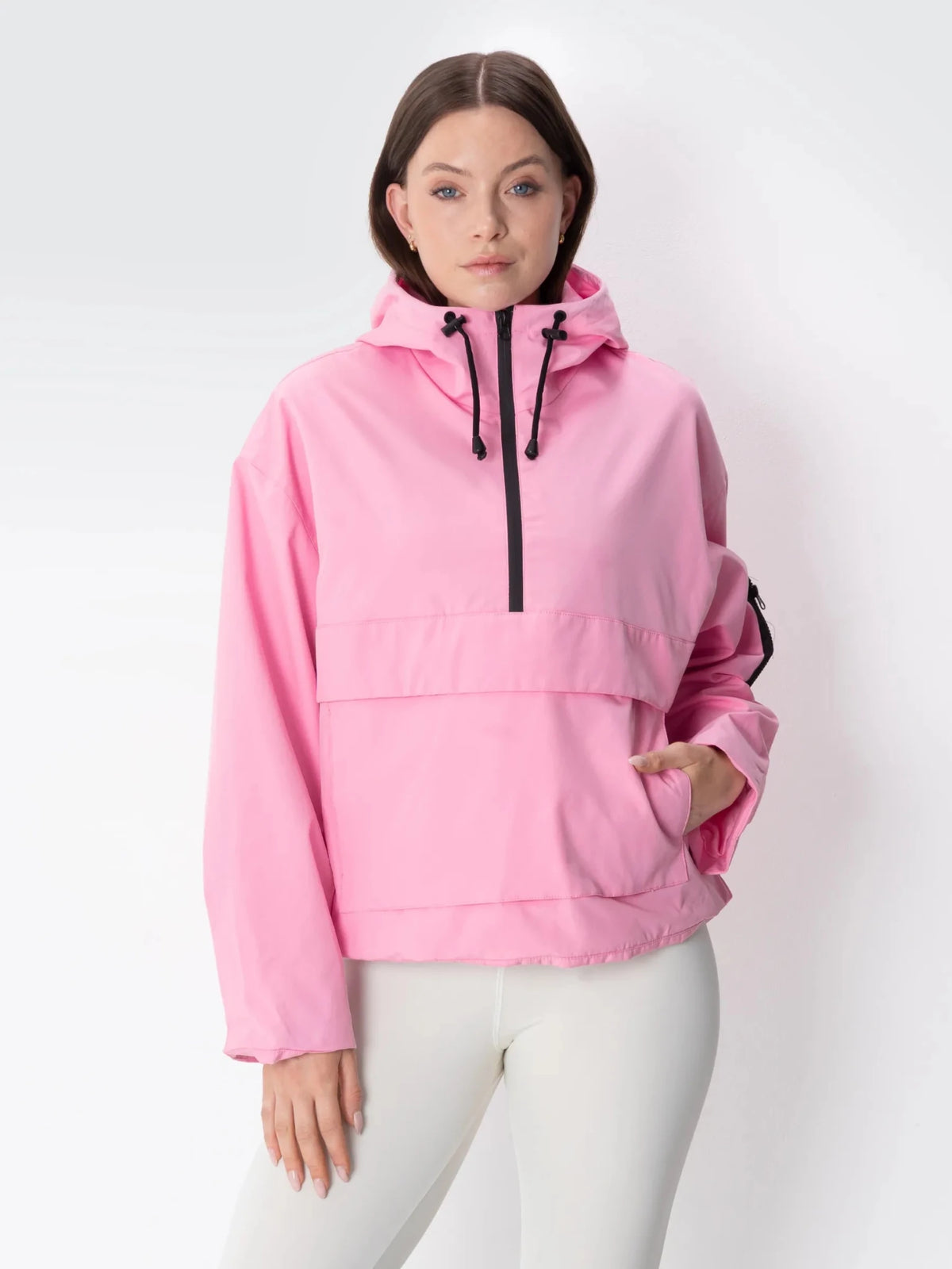 STM-TEX™ Classic Relaxed Fit Rain Hoodie - Morganite Pink - PUFFITPK09