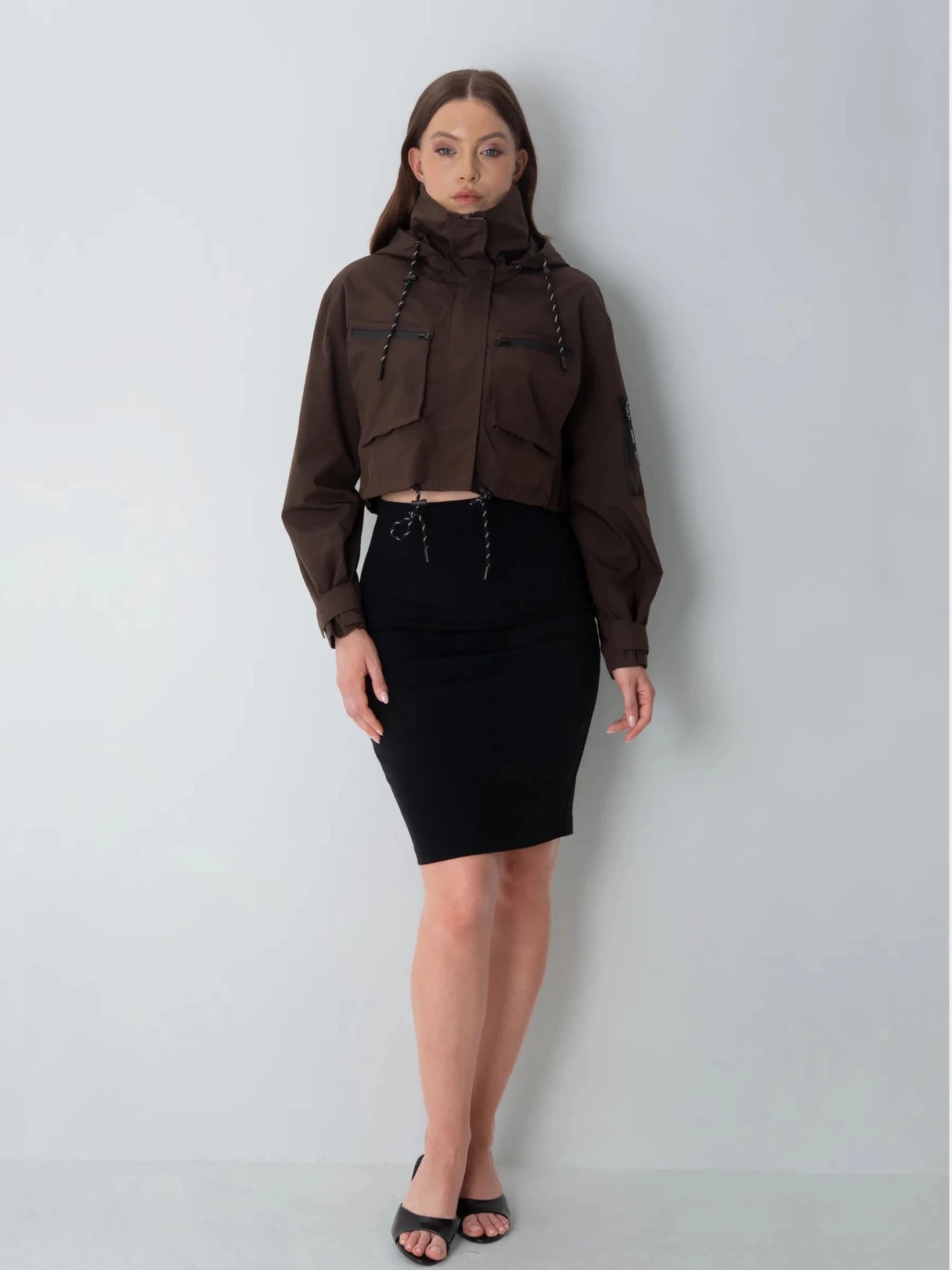 STM-TEX™ Cropped Detached Hooded Rain Jacket - PUFFIT