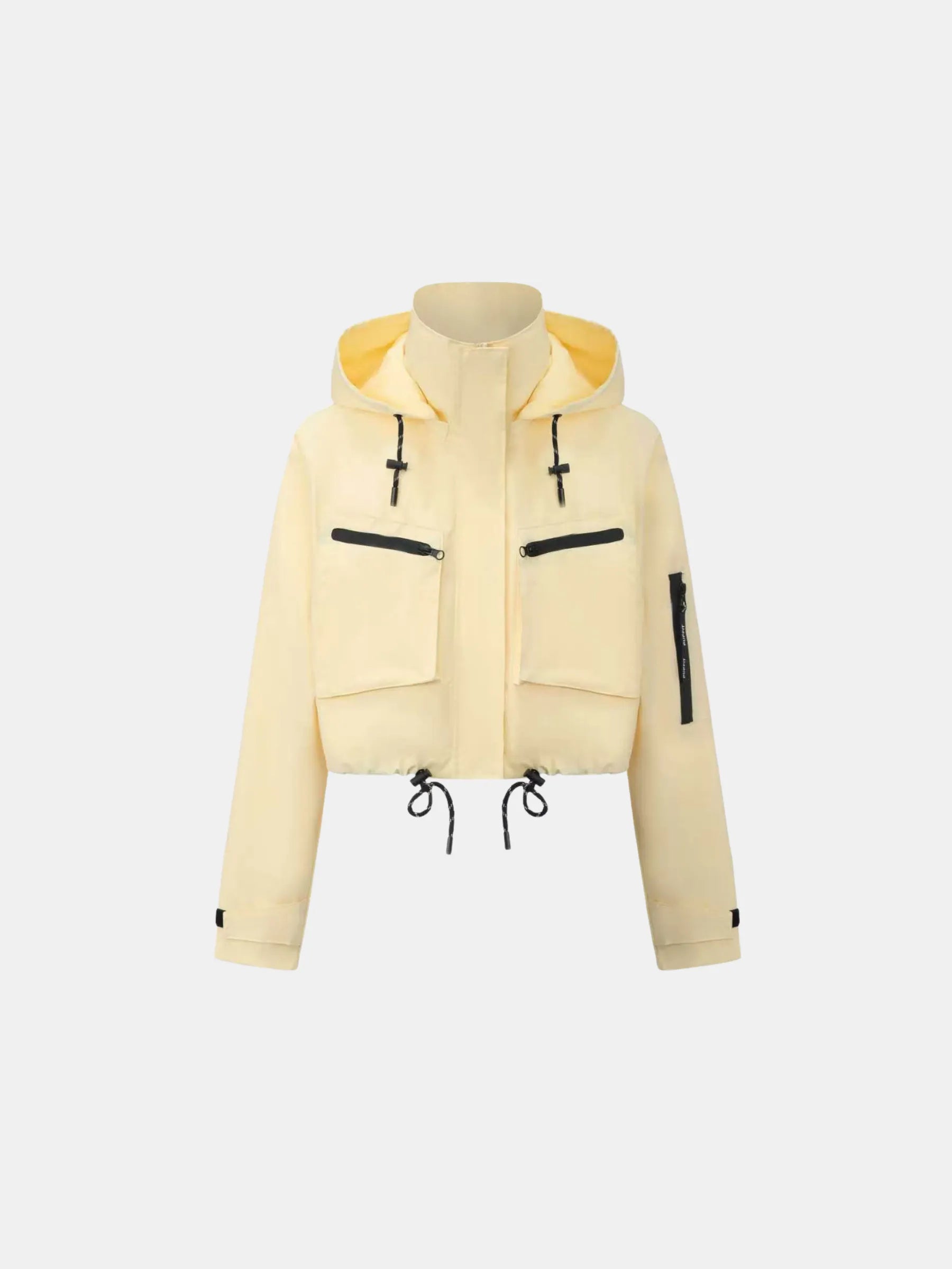 STM-TEX™ Cropped Detached Hooded Rain Jacket - Stay Puffit - PUFFIT