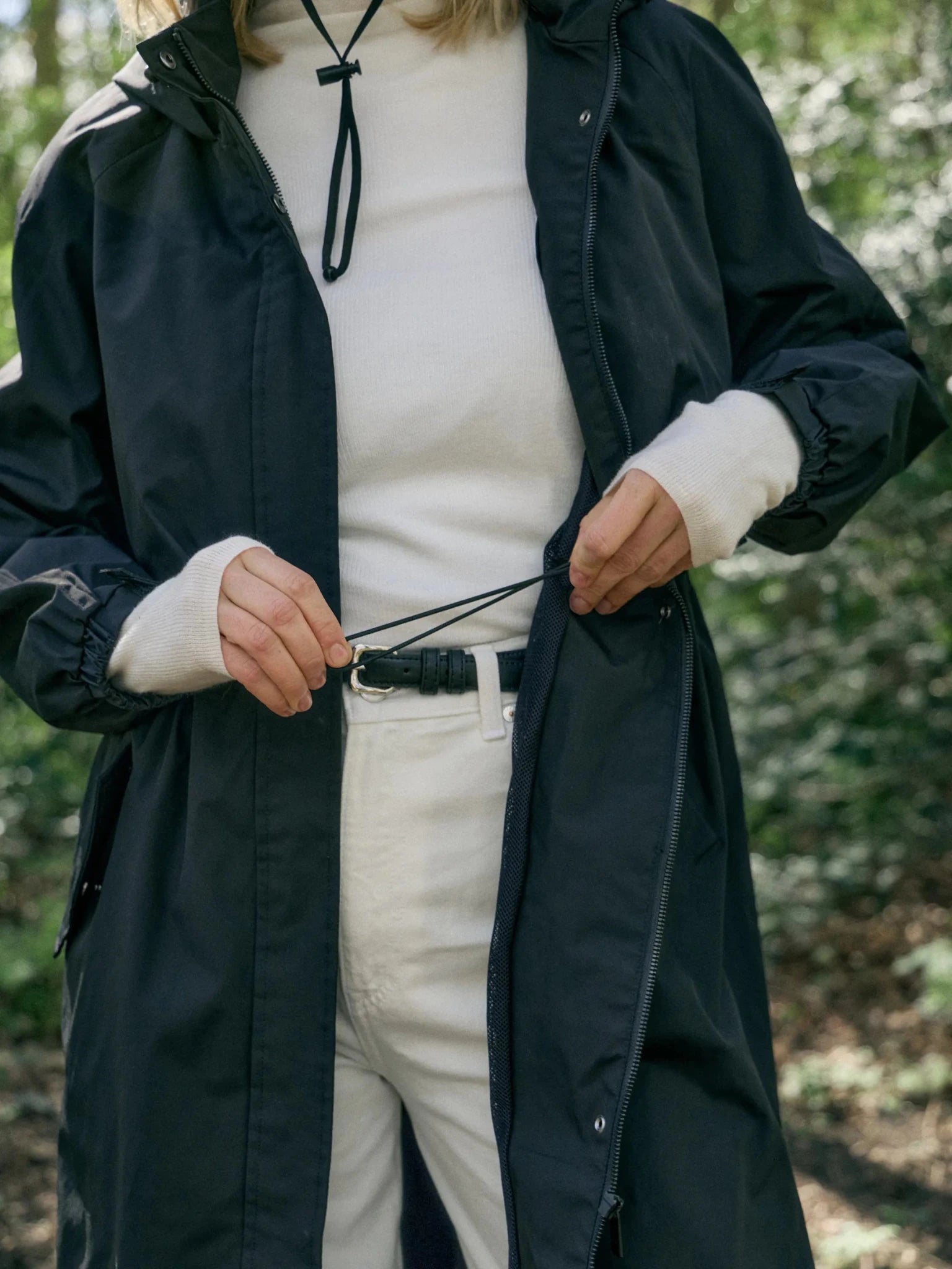 STM-TEX™ Elegant Long Breathable Raincoat - PUFFIT
