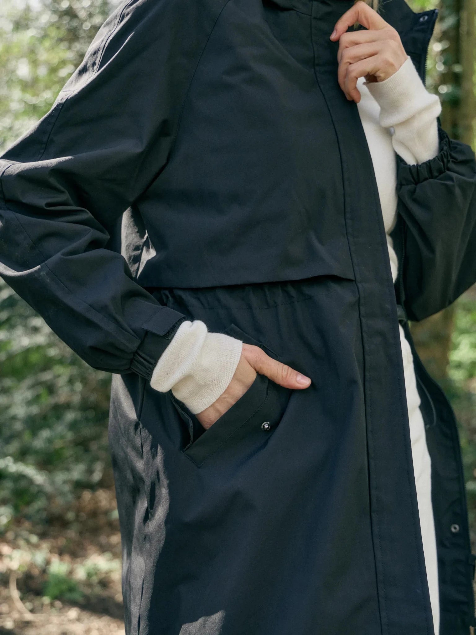 STM-TEX™ Elegant Long Breathable Raincoat - PUFFIT