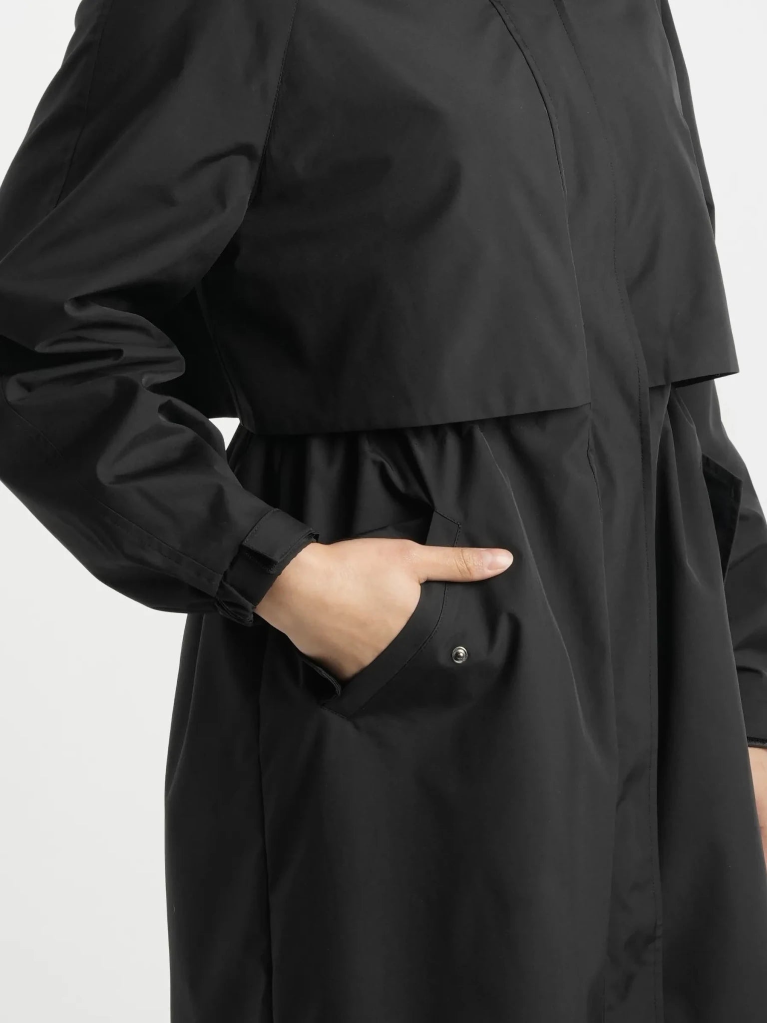 STM-TEX™ Elegant Long Breathable Raincoat - PUFFITPK13