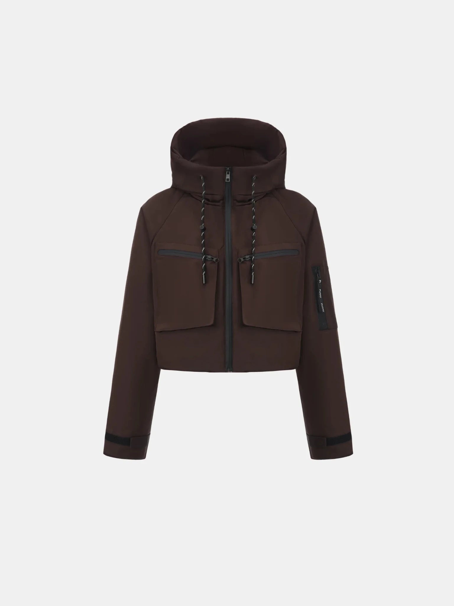 STM-TEX™ Elevated Padded Cropped Hooded Rain Jacket - PUFFITPK16