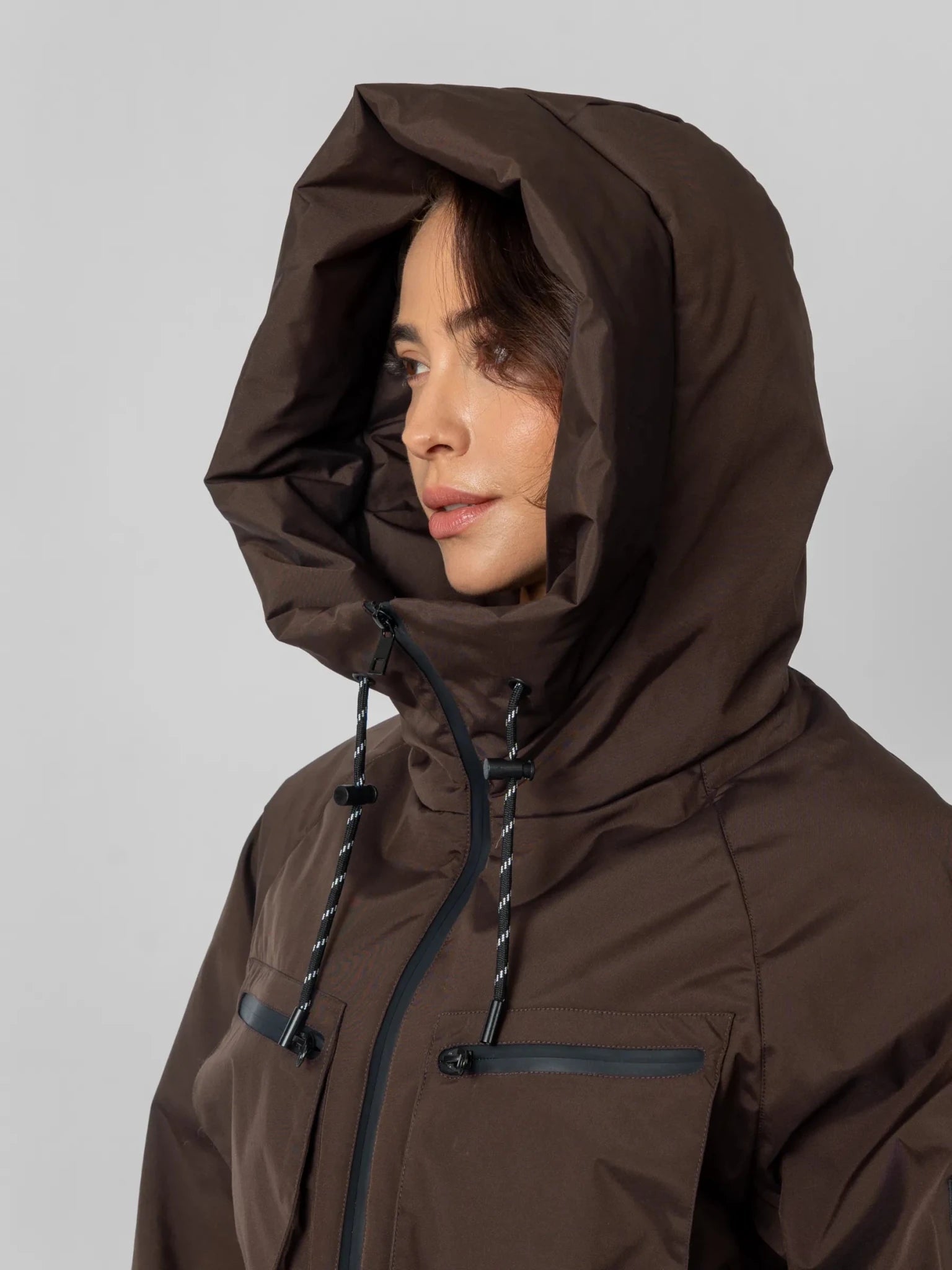 STM-TEX™ Elevated Padded Cropped Hooded Rain Jacket - PUFFITPK16
