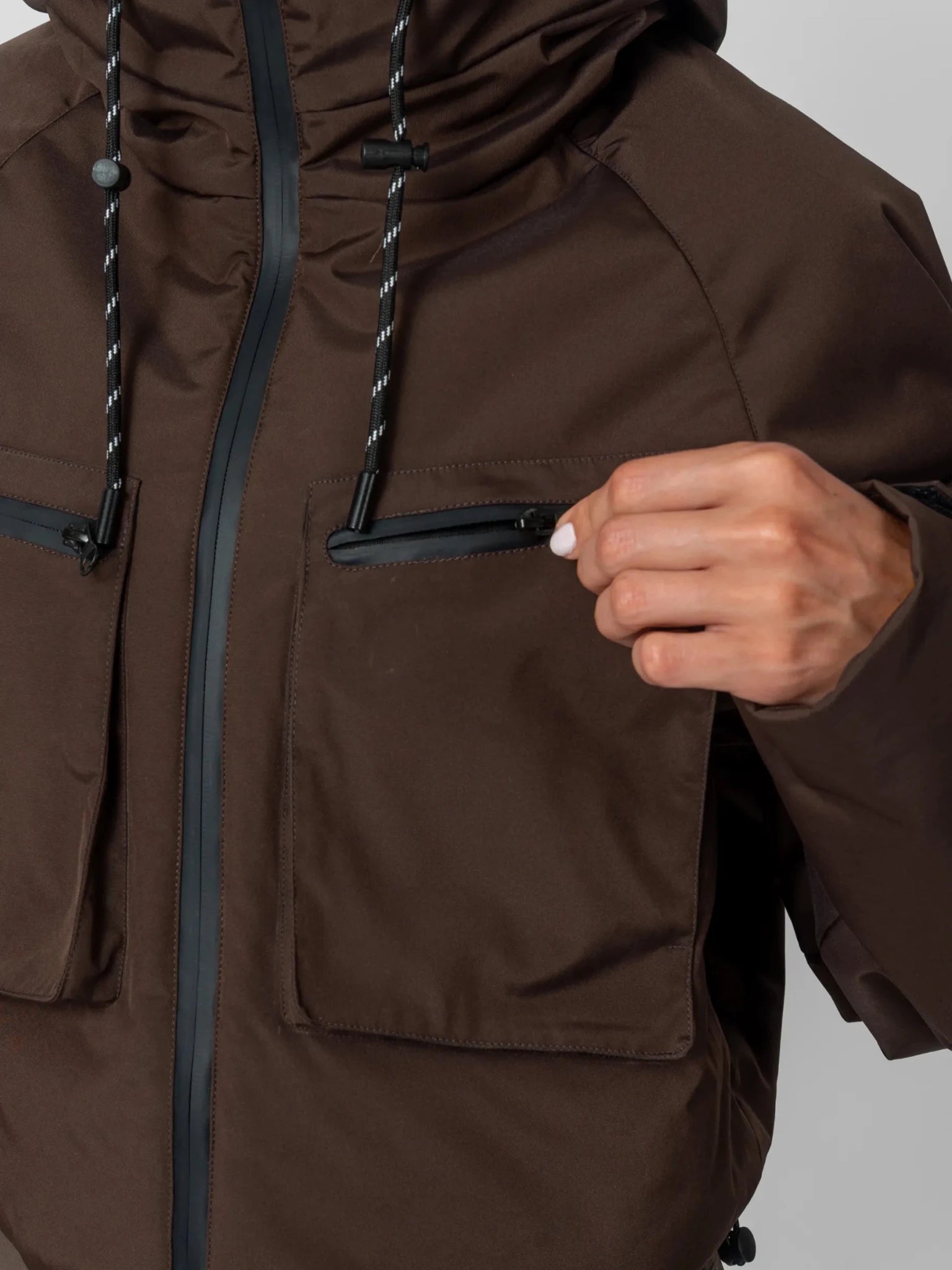 STM-TEX™ Elevated Padded Cropped Hooded Rain Jacket - PUFFITPK16