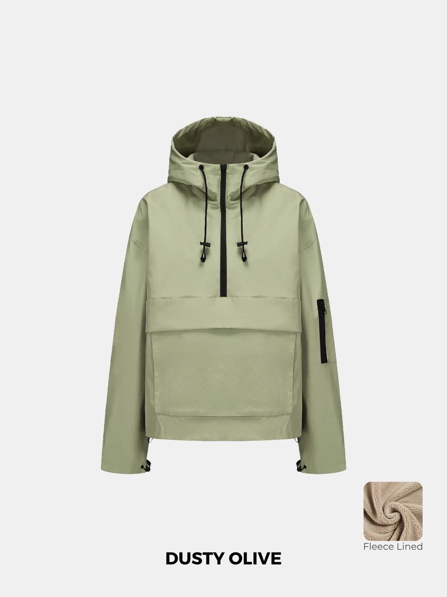 STM-TEX™ Fleece Lined Relaxed Fit Rain Hoodie - PUFFIT